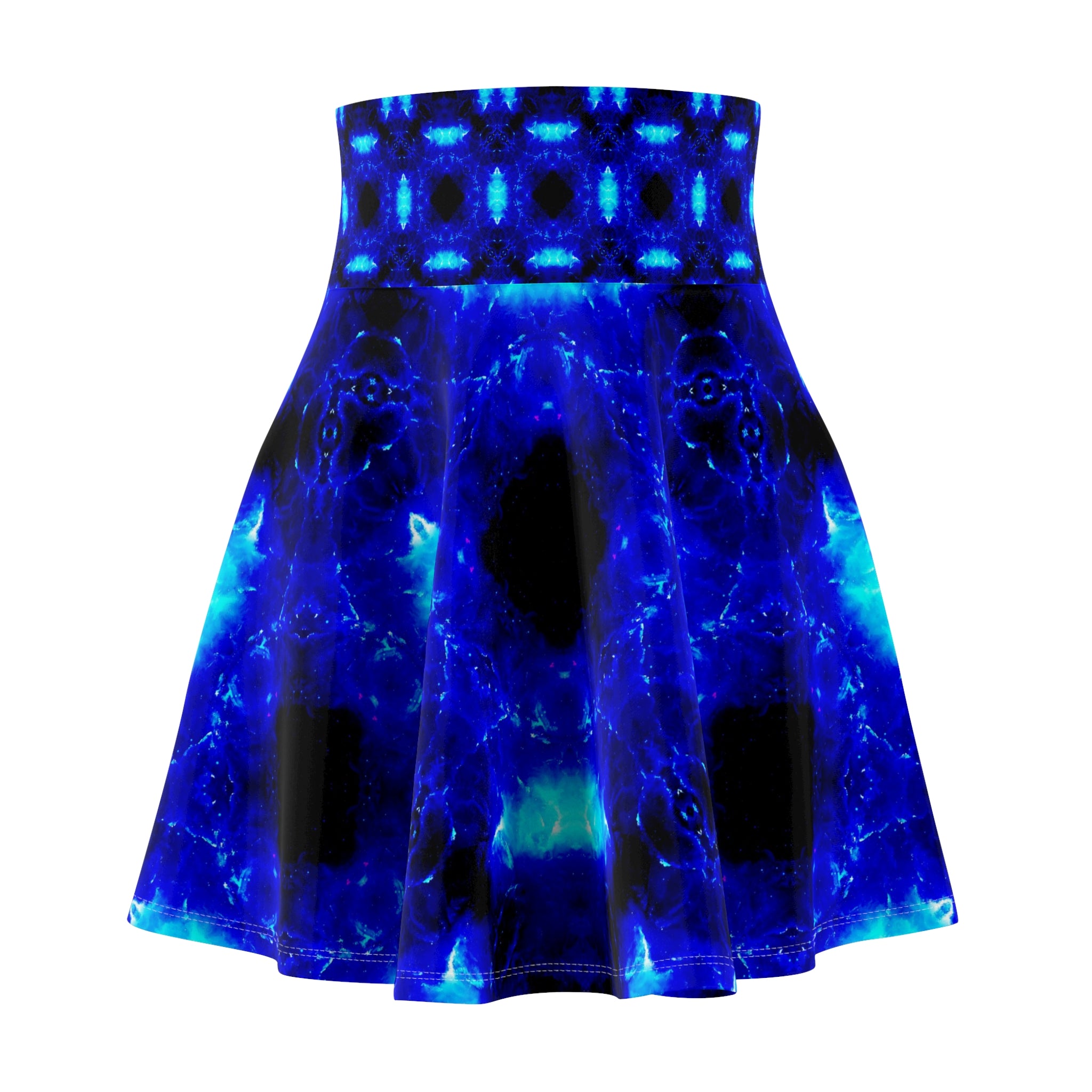 Amen Blue Fire Desires Women's Skater Skirt