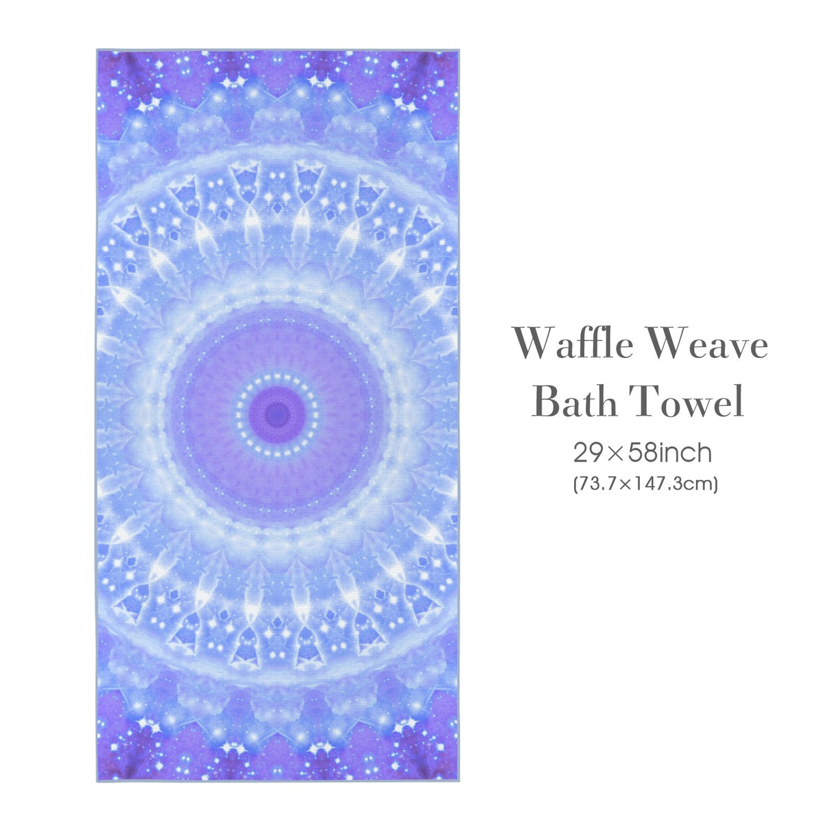 Katerina's Living on a Prayer Desires Waffle Weave Bath Towel 29" x 58" | Ships from USA