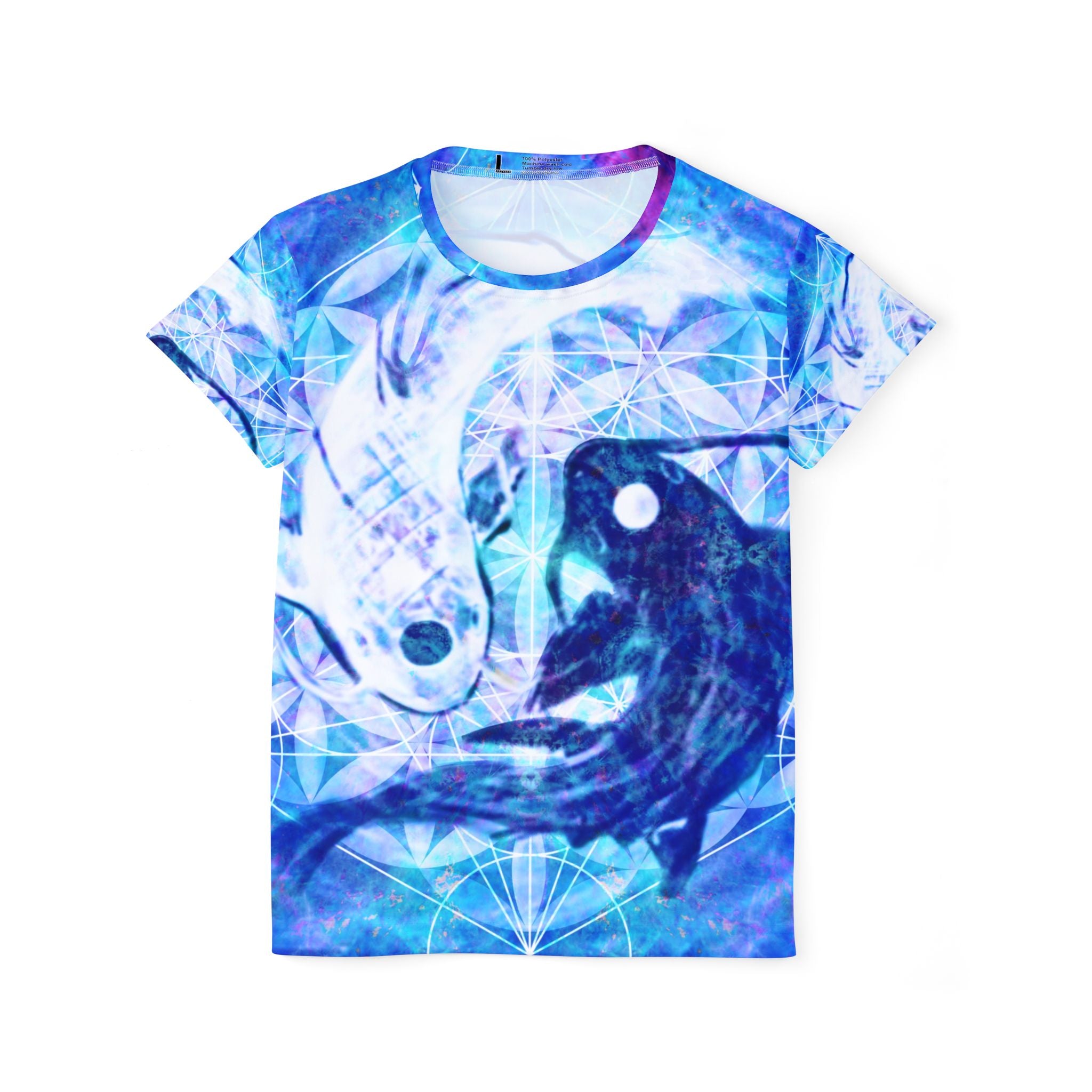 Amen Jin's Lotus Koi Meditations Women's Sports Jersey