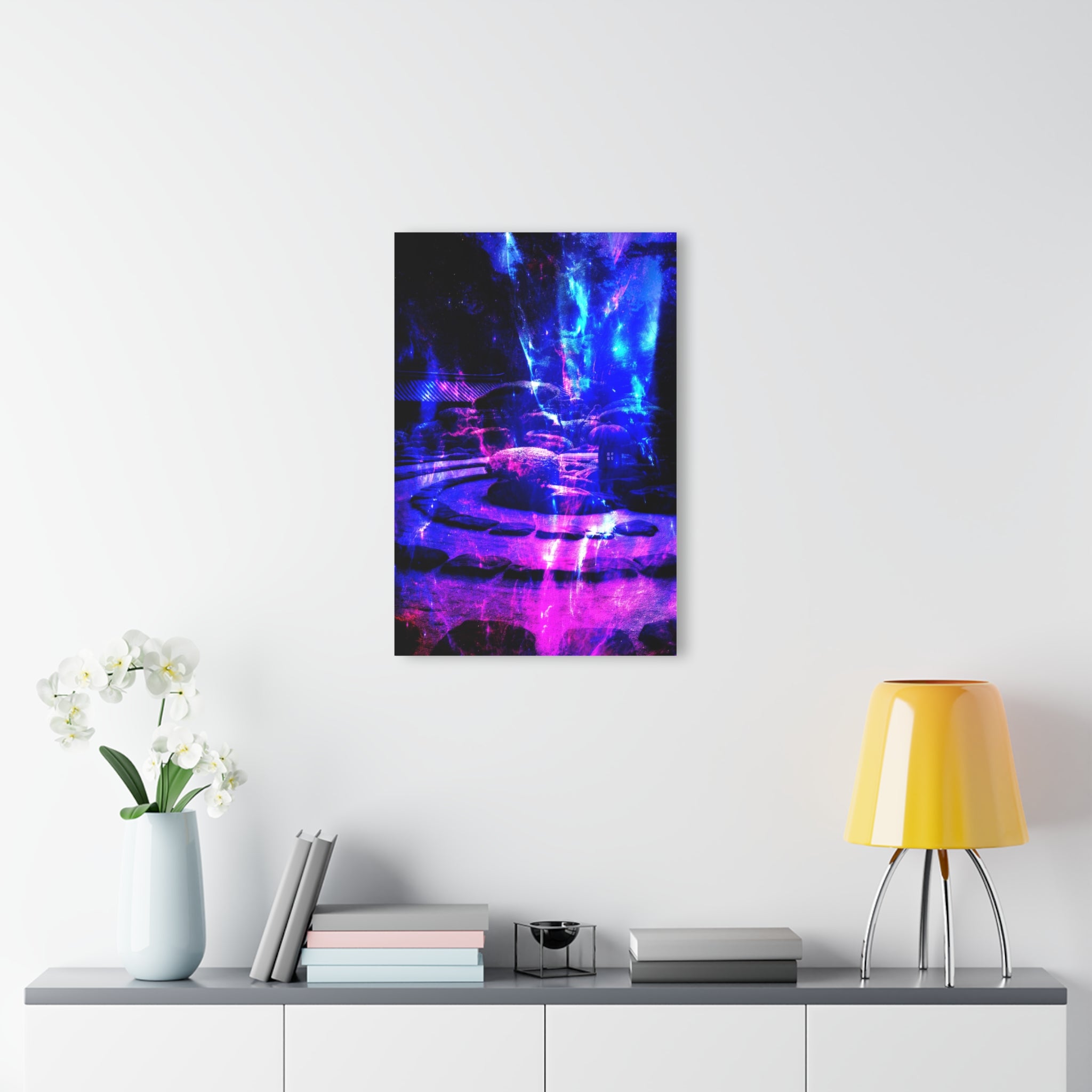Amethyst Tranquil Garden Dreams Acrylic Prints (French Cleat Hanging)
