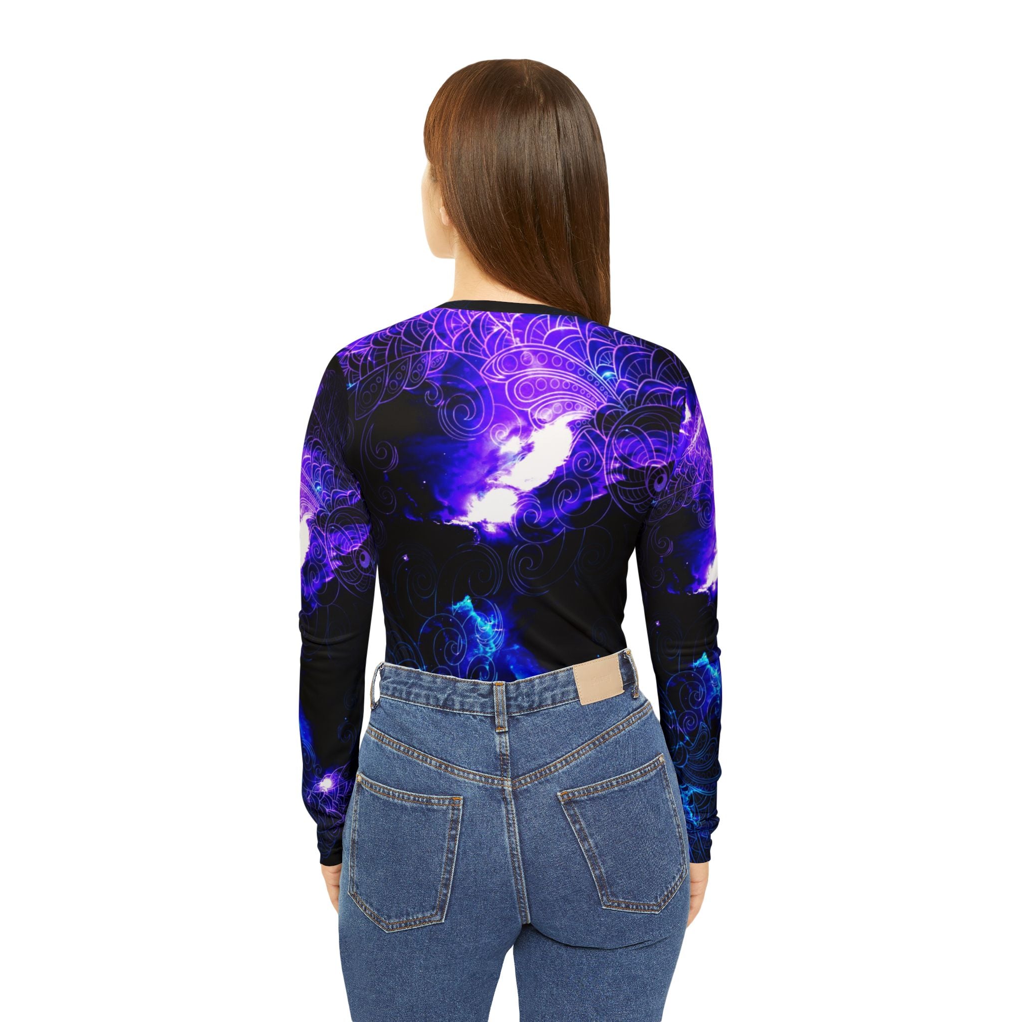 Ad Amorem Amisi Koi Dreams Long Sleeve V-neck Shirt