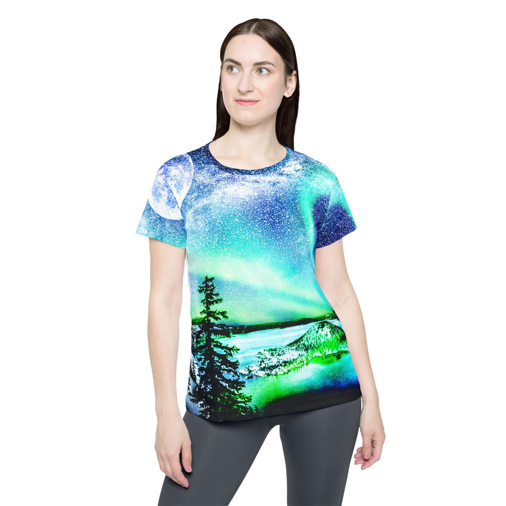 Katerina's Noel Yule Night Dreams Women's Sports Jersey