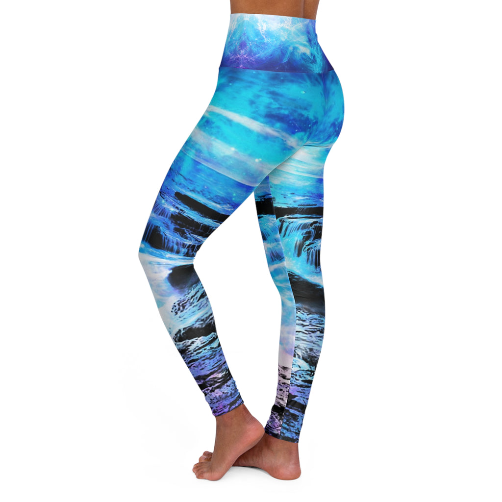 Creation's Heaven Majical Sea Dreams High Waisted Yoga Leggings