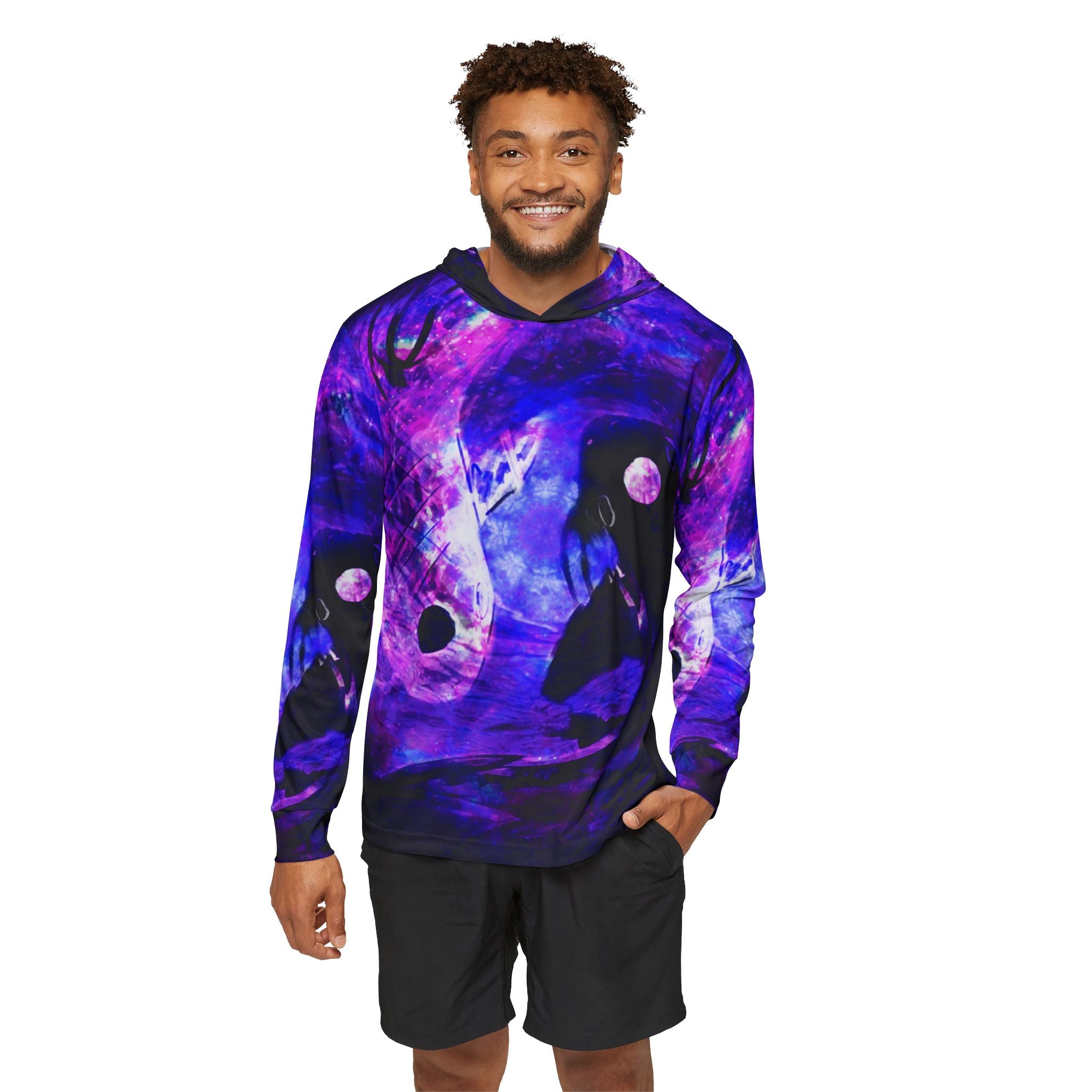 Ajna Koi Desires Men's Sports Warmup Hoodie