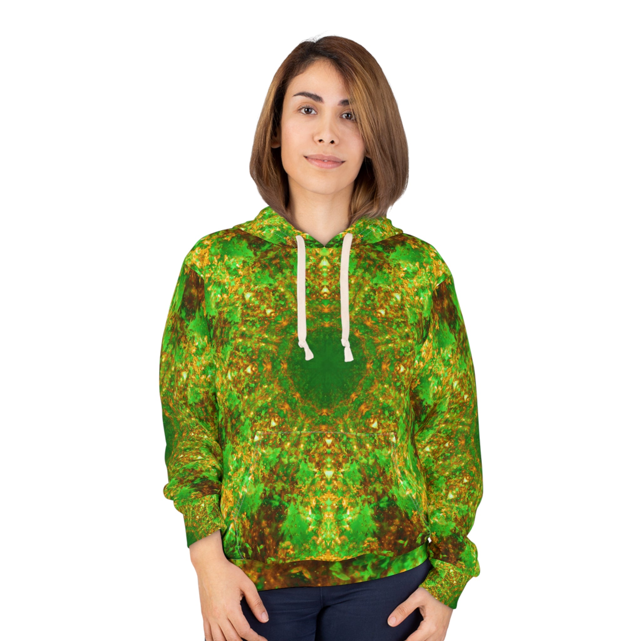 Katerina's Yule Lighted String Desires Unisex Pullover Hoodie