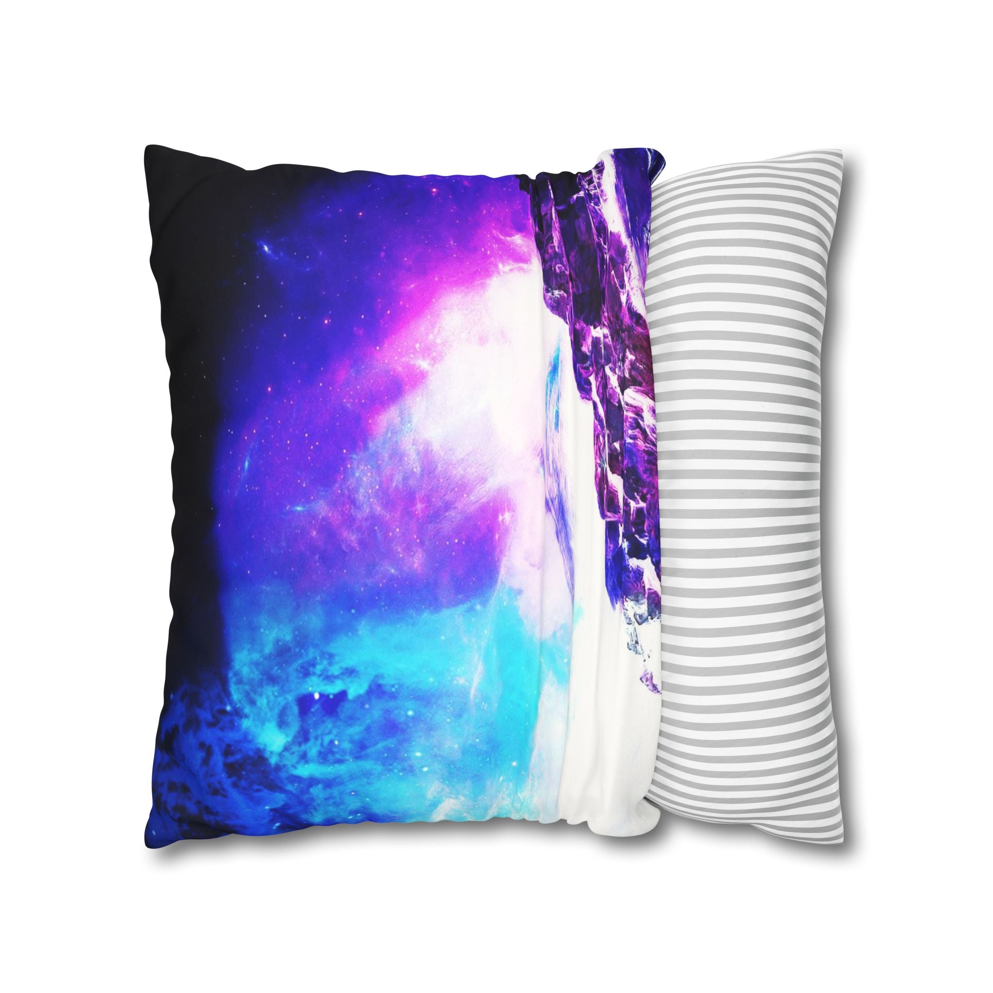 Creation's Heaven Serenity Bay Dreams Faux Suede Square Pillow Case