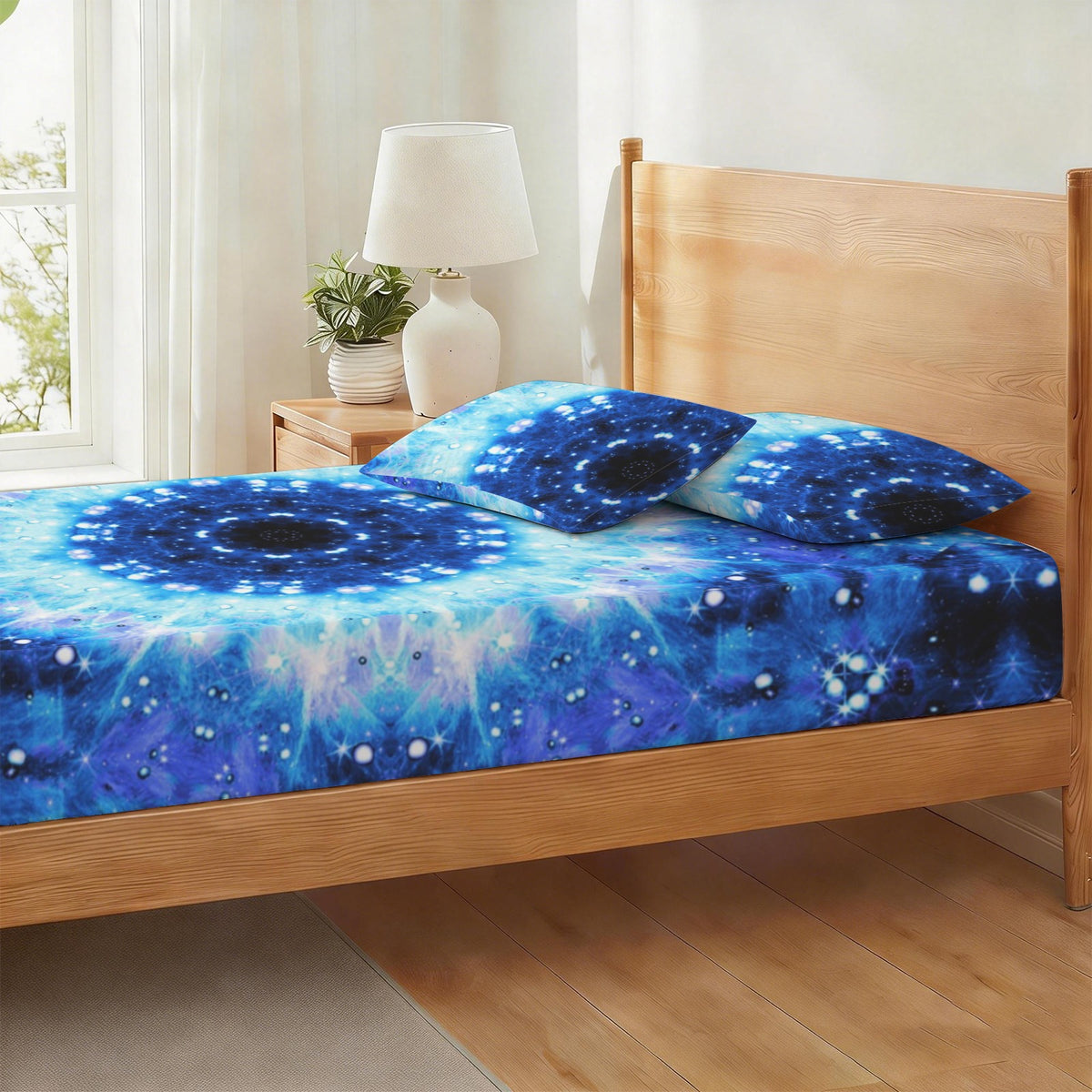 Katerina's Noel Nouvelette Desires Twin Bedding Set (Fitted Sheet + Pillowcases) | Ships from USA