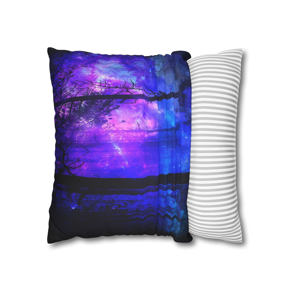 Creation's Heaven Mystic Night Dreams Faux Suede Square Pillow Case