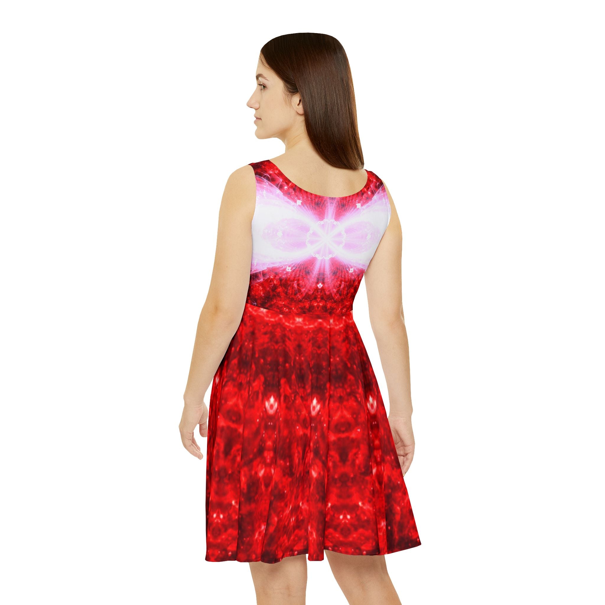 Katerina’s Battle Symphony Red Instead Desires 2022 Women's Skater Dress