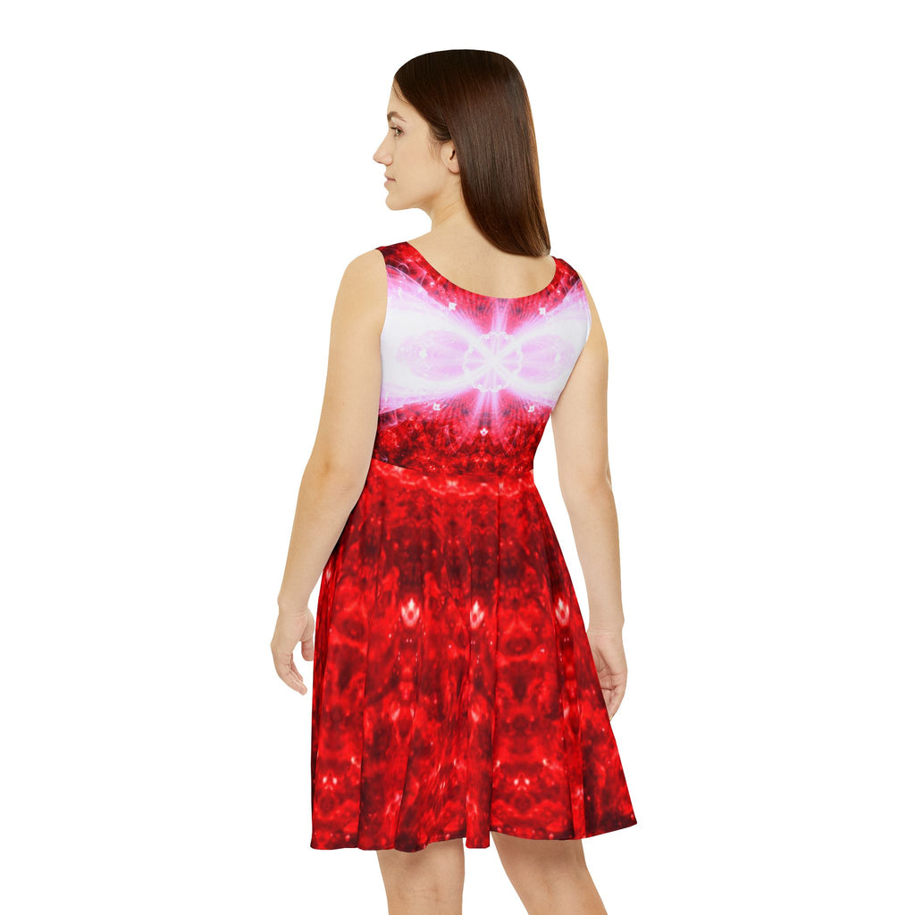 Katerina’s Battle Symphony Red Instead Desires 2022 Women's Skater Dress