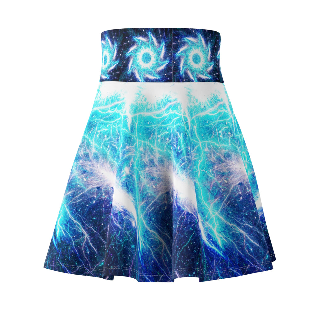 Katerina's Mandala of Electric Dragon Fire Desires Women's Skater Skirt