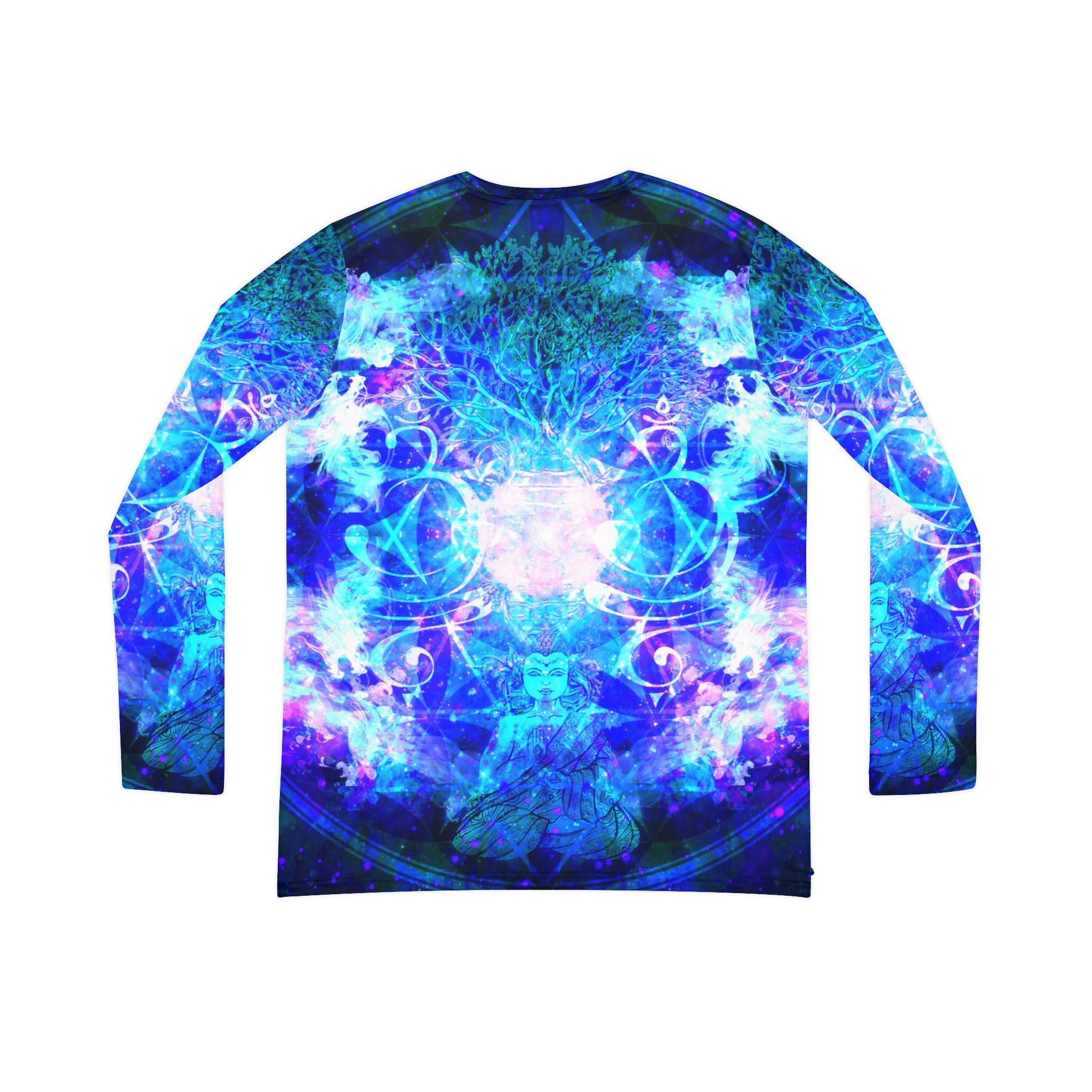 Amen Jin's Memories of Yesterday Buddha Meditations Women's Long Sleeve V-neck Shirt