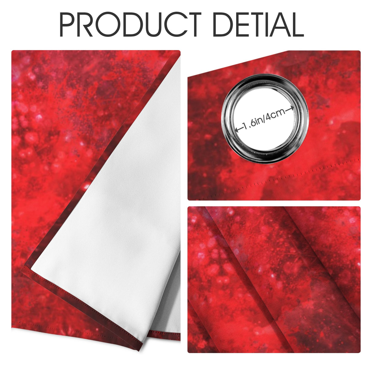 Katerina's as Alive as You Want Me Desires Grommet Curtain 42" x 63" ( 1 Piece ) | Ships from USA