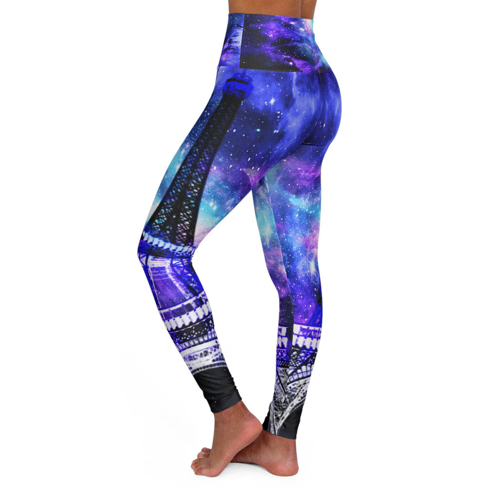 Mystic Parisian Dreams High Waisted Yoga Leggings