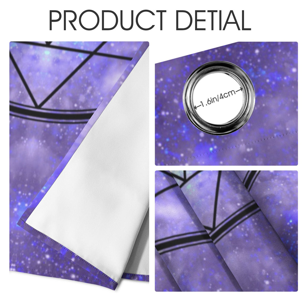 Katerina's Triple Goddess Magickal Desires Grommet Curtain 42" x 84" ( 1 Piece ) | Ships from USA