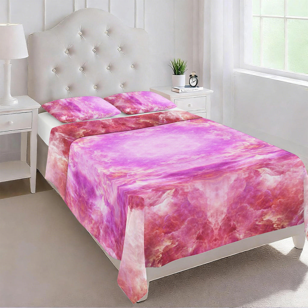 Katerina's Unconditional Desires 3-Piece Bedding Set (Bed Sheet + Pillowcases)  | Ships from USA