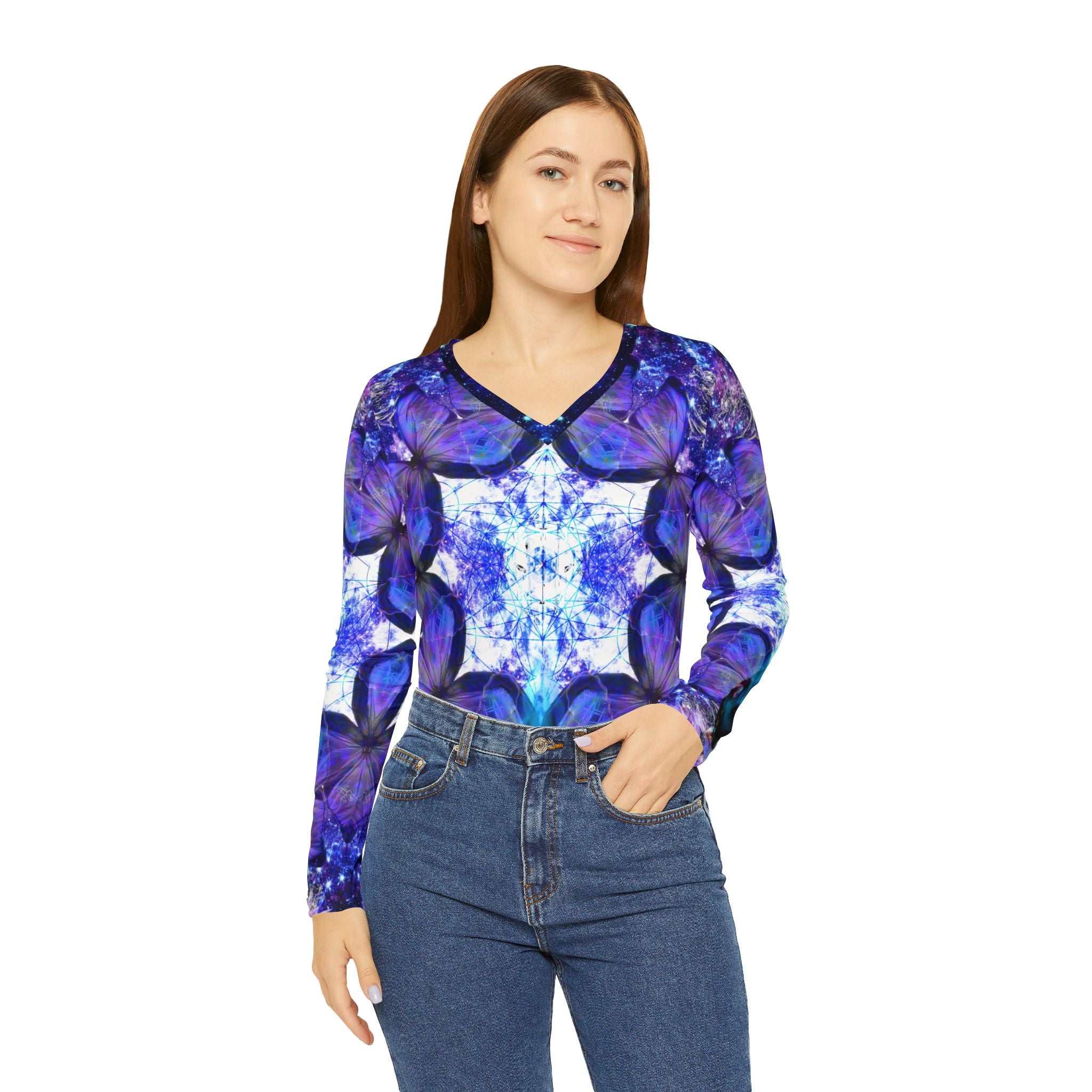 Amen Jin's Katerina's Dracularian Dragoness Metamorphosis Meditations V-neck