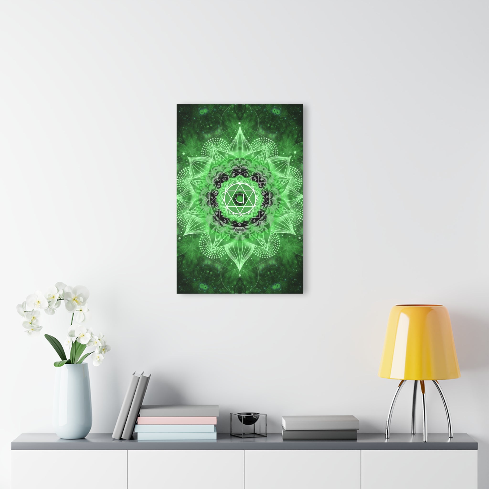 Anahata Meditations Acrylic Print (French Cleat Hanging)