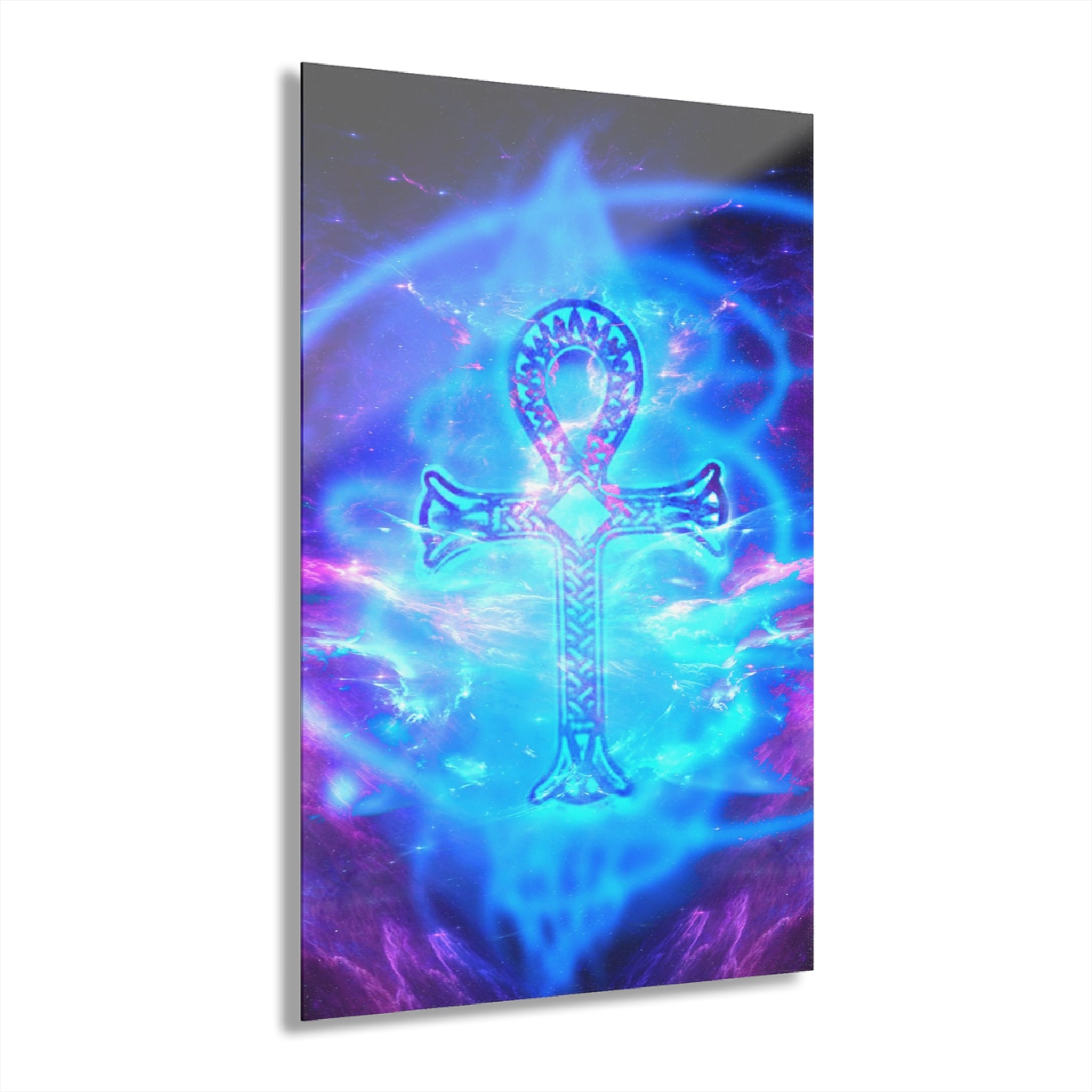 Amethyst Ankh Dreams Acrylic Prints (French Cleat Hanging)