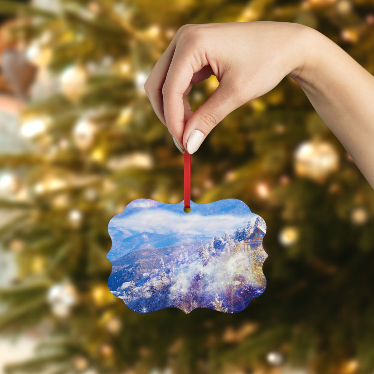 Katerina's Light a Way Smoky Mountain Dreams Metal Plaque Ornament