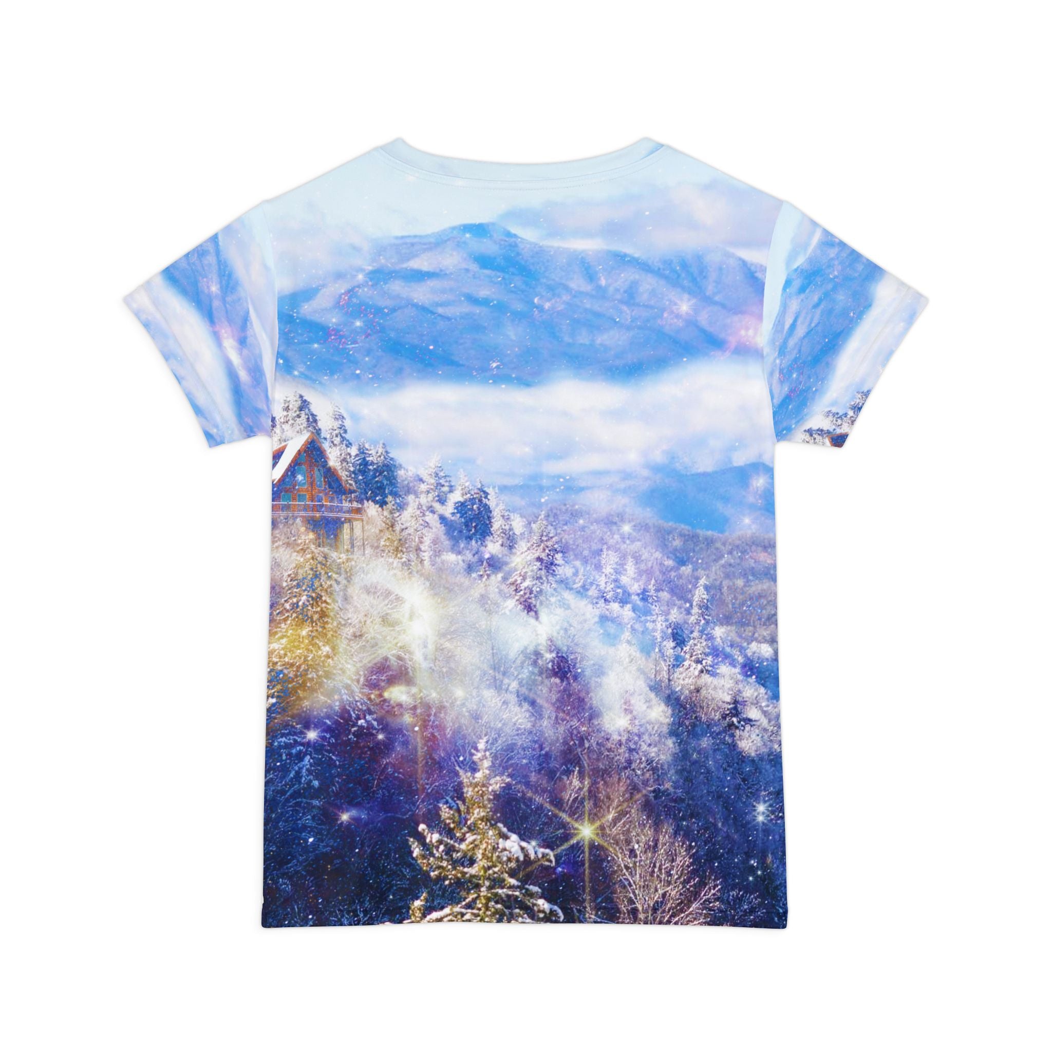 Lighted String Matanuska Dreams Women's Short Sleeve Shirt