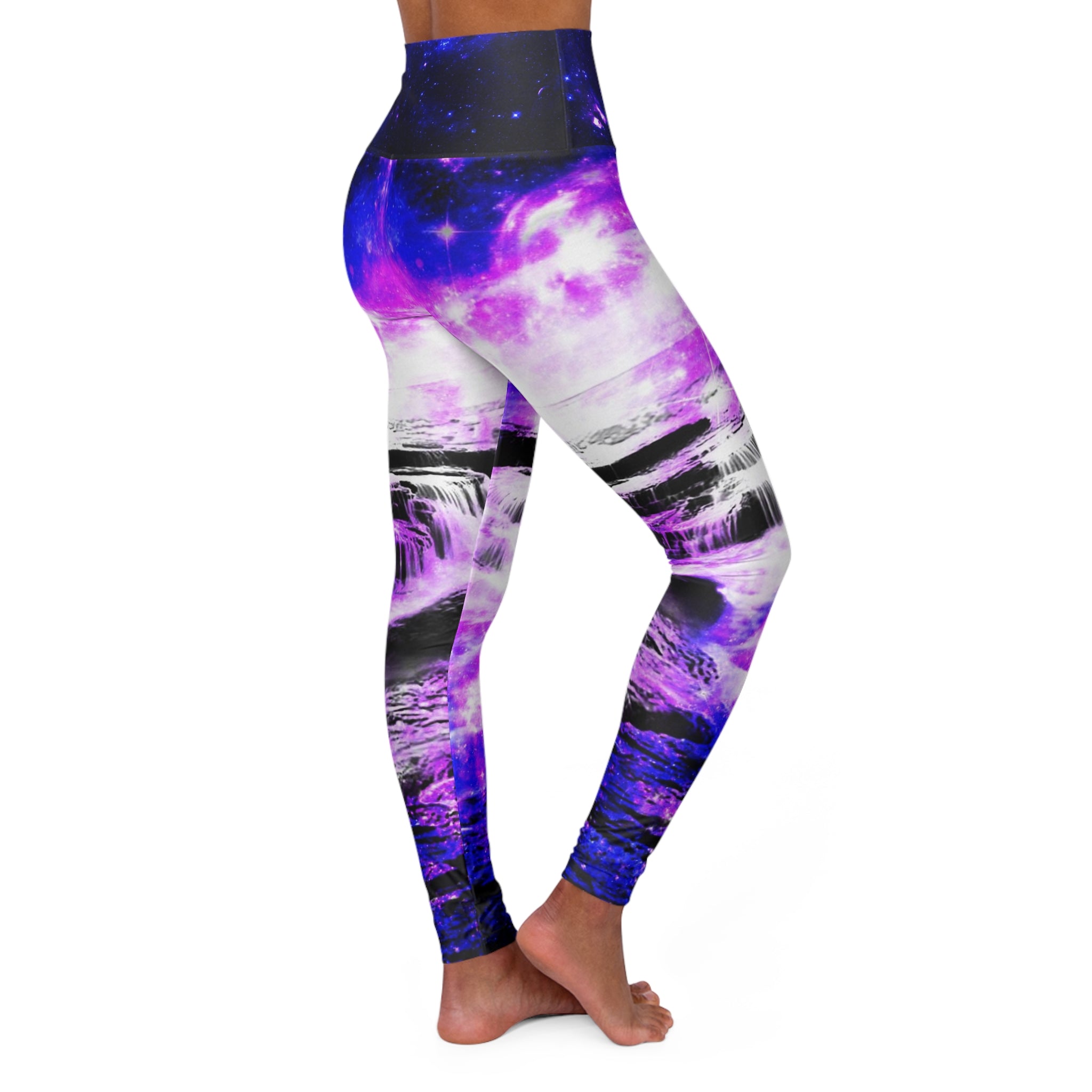 Amethyst Rose Majical Sea Dreams High Waisted Yoga Leggings