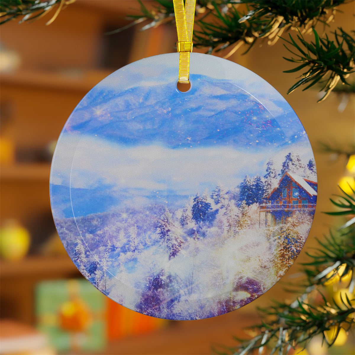 Katerina's Light a Way Smoky Mountain Dreams Glass Ornaments