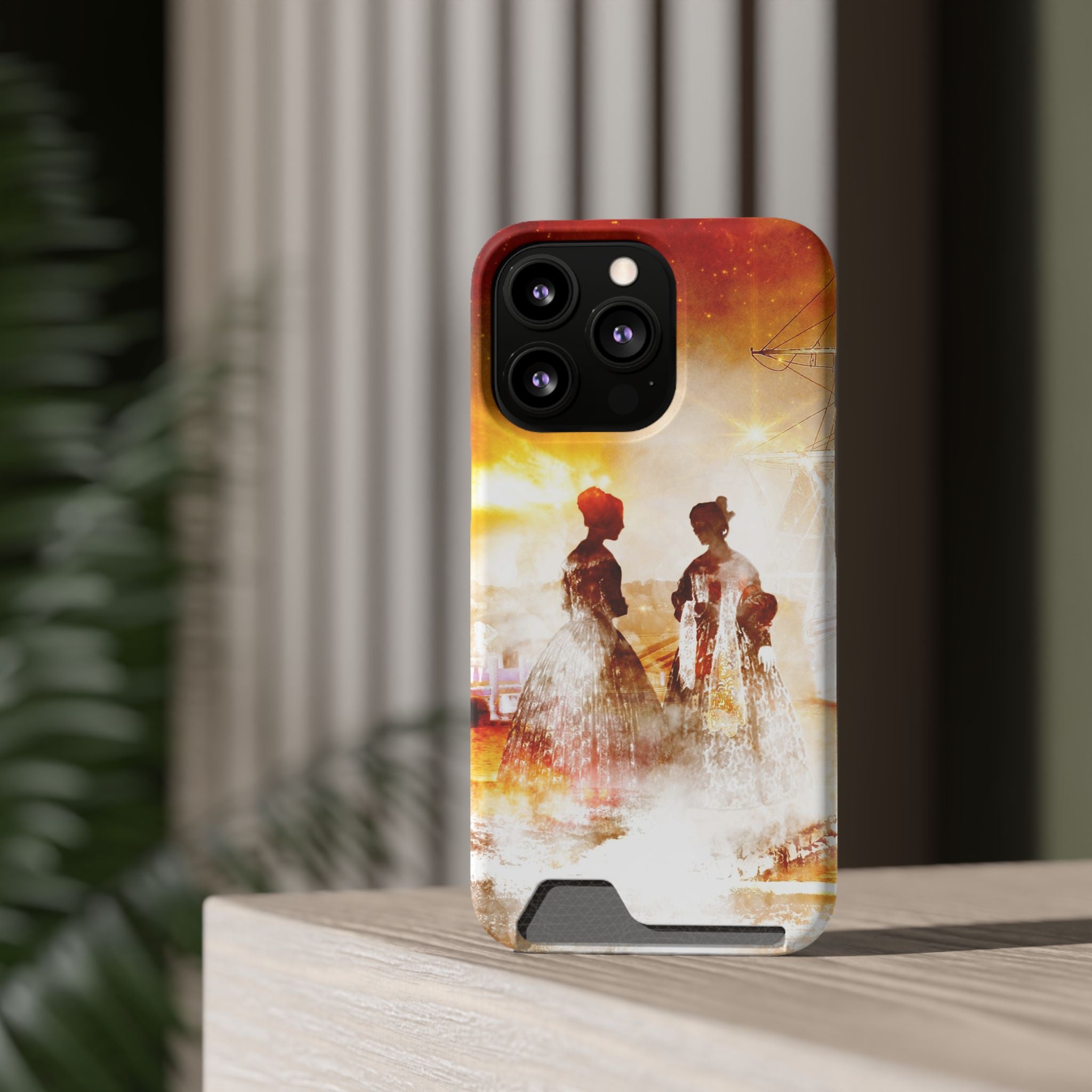 Samhain Eve Salem Harbor Dreams Phone Case With Card Holder