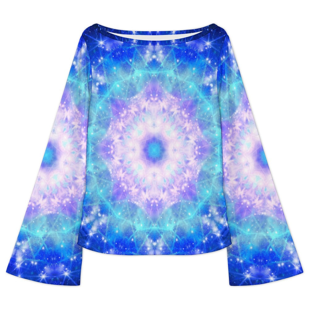 Amen Jin's Katerina's Eros & Psyche Desires Women's Boat Neck Bell Sleeve T-shirt