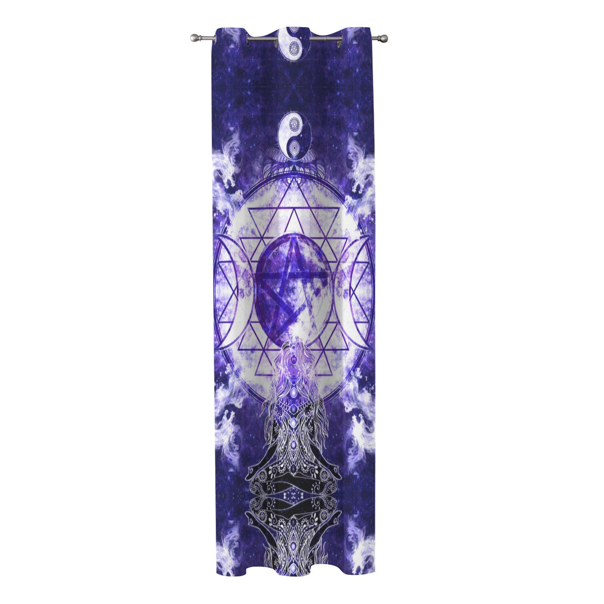 Katerina's Dragon's Eye Magickal Awakening Meditations Grommet Curtain 42" x 84" ( 1 Piece ) | Ships from USA