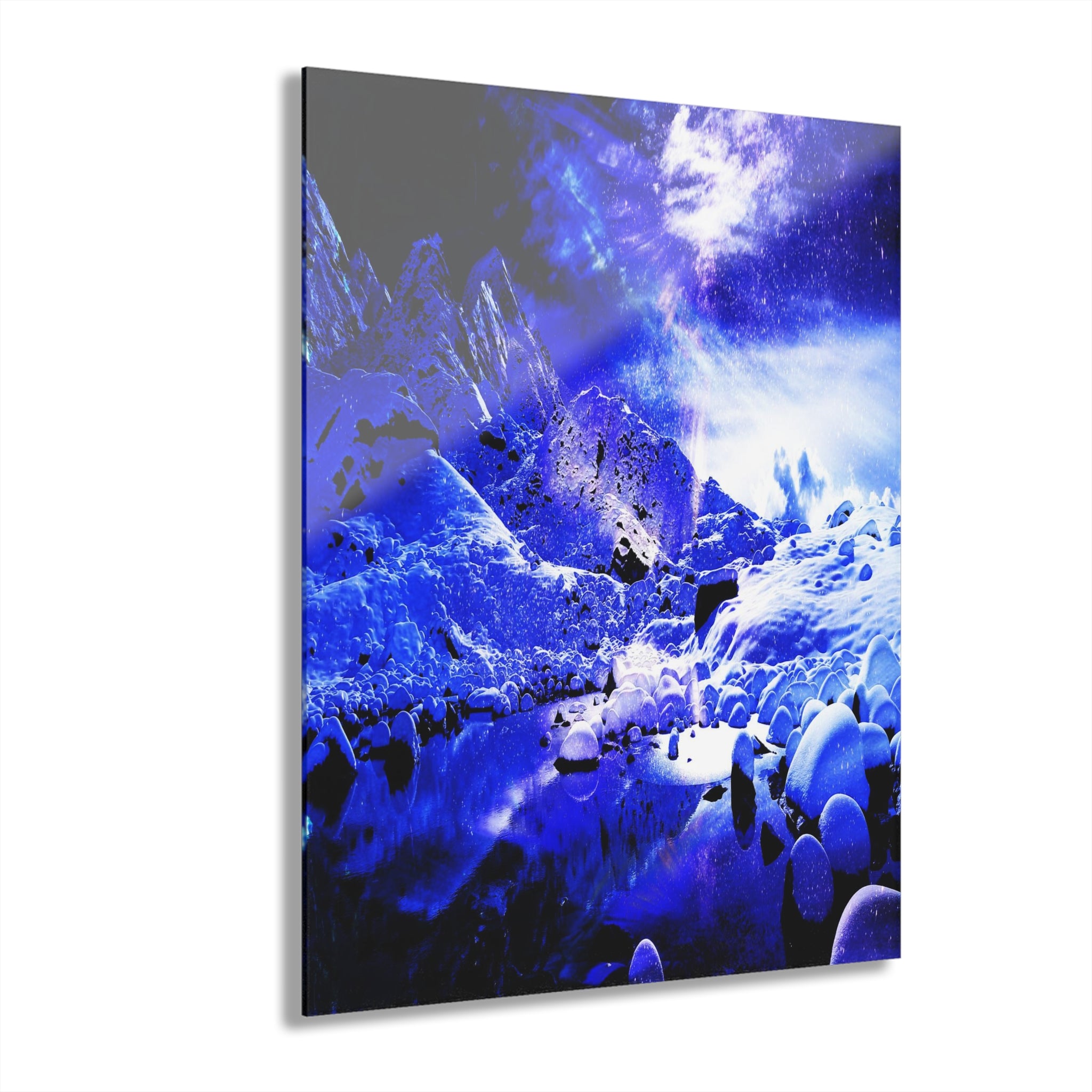 Yule Night Dreams Acrylic Prints (French Cleat Hanging)