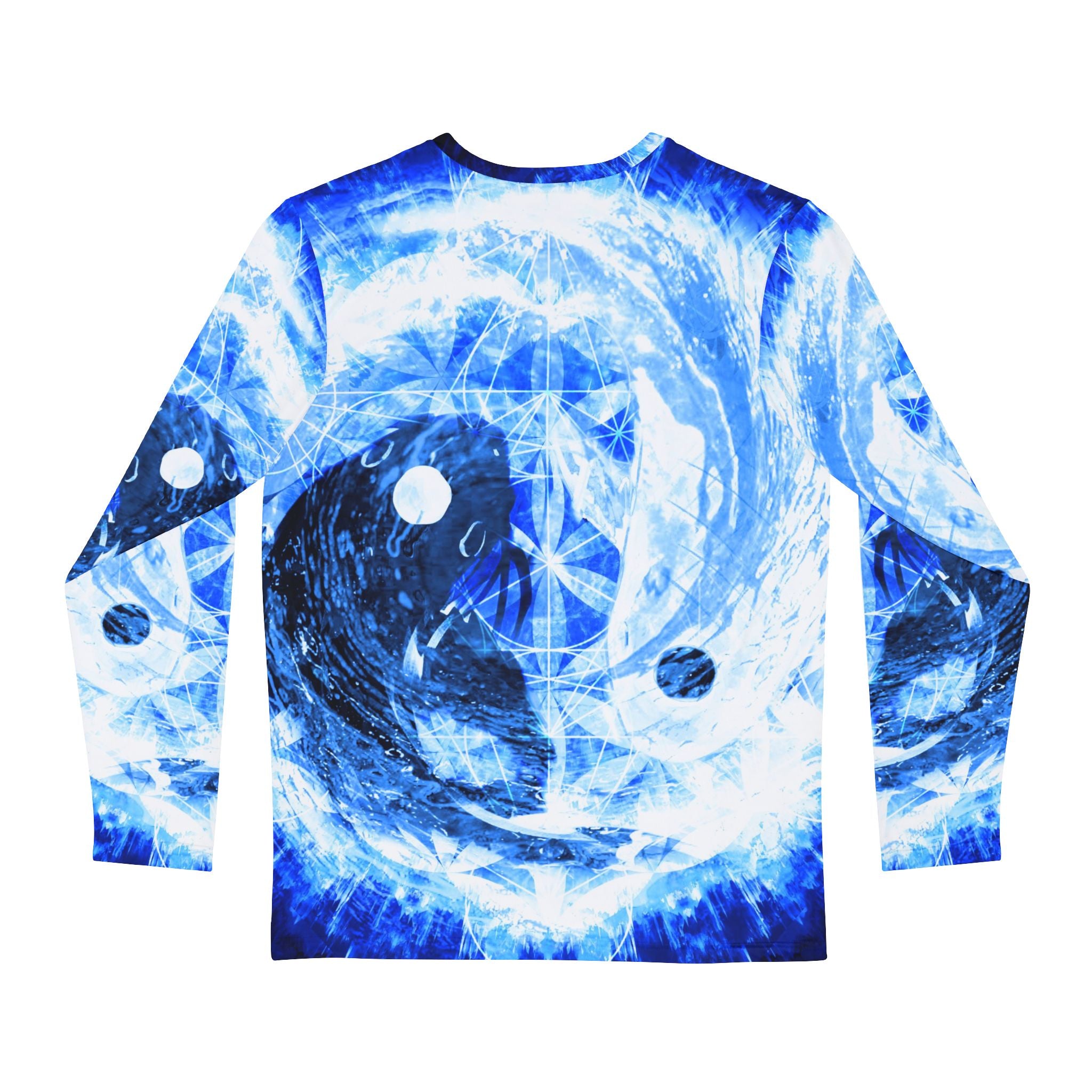 Amen Jin's Blue Sun Koi Meditations Men's Long Sleeve Shirt