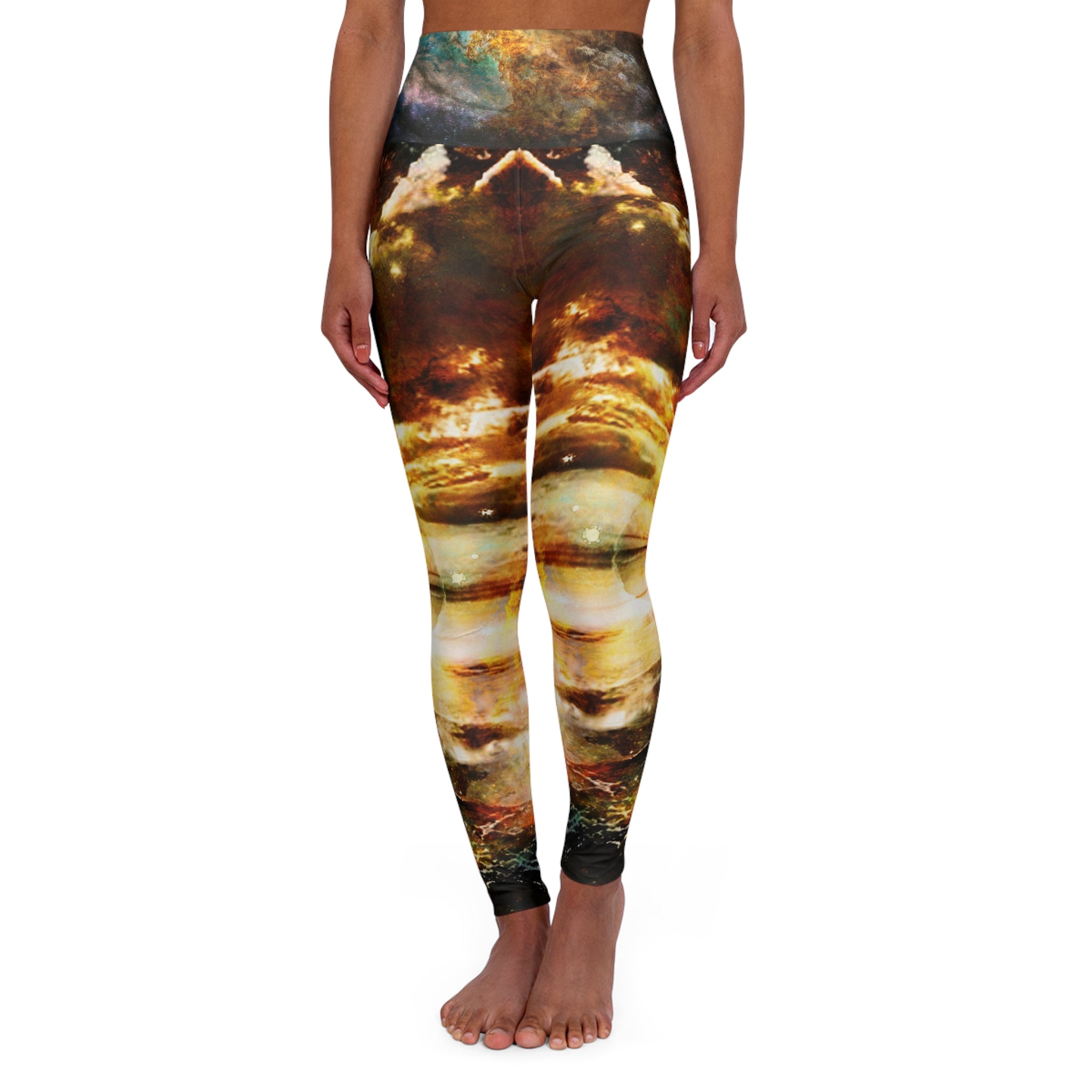 Breathe Again Dancing Sea Dreams High Waisted Yoga Leggings