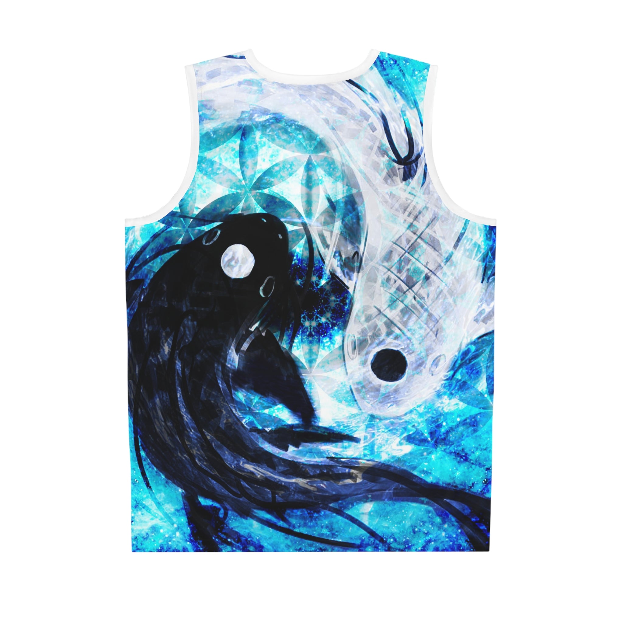 Amen Jin's All the White Horses Koi Meditations Basketball Jersey
