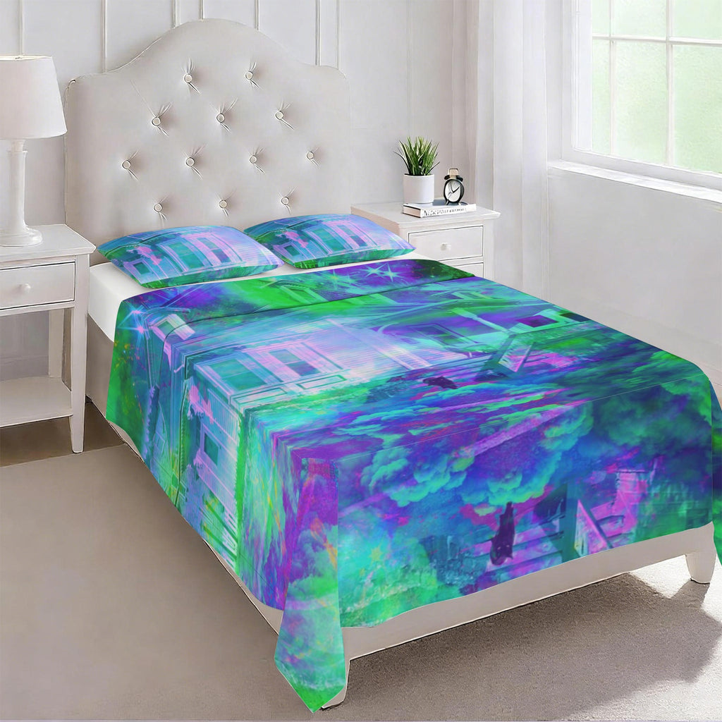 Katerina's Now & Forever Hocus Pocus Desires 3-Piece Bedding Set (Bed Sheet + Pillowcases)  | Ships from USA