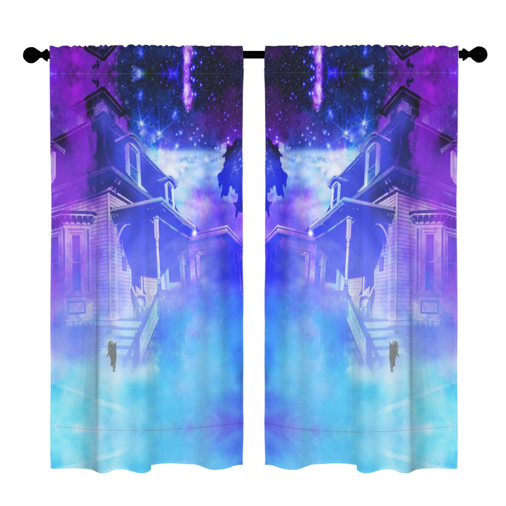 Amen Jin's Katerina's Eros & Psyche Hocus Pocus Desires Floor-To-Ceiling Curtain 52x84inch | Ships from USA