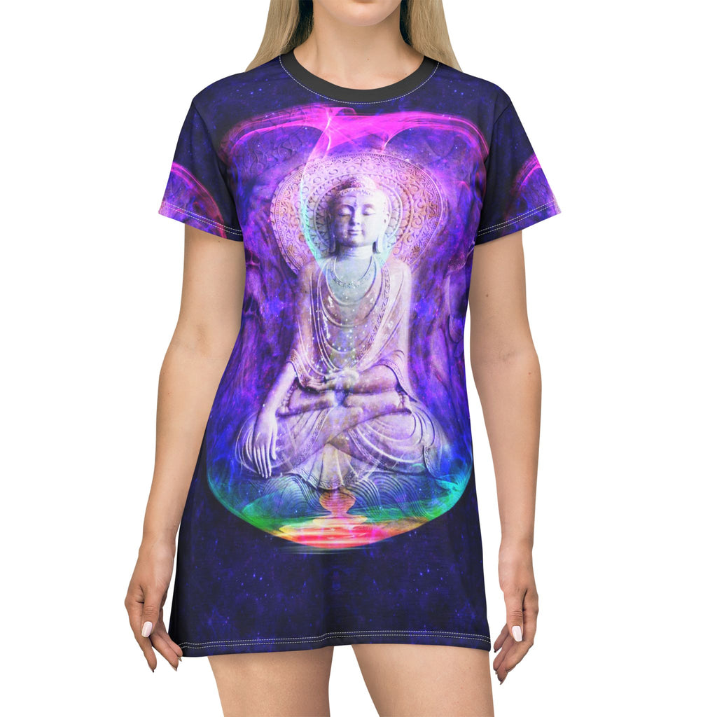 Katerina's Dragon's Eye Stillness Meditations T-Shirt Dress