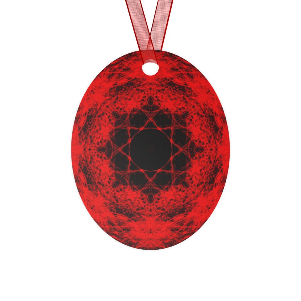 Katerina's Waiting for Hello Desires Metal Ornaments