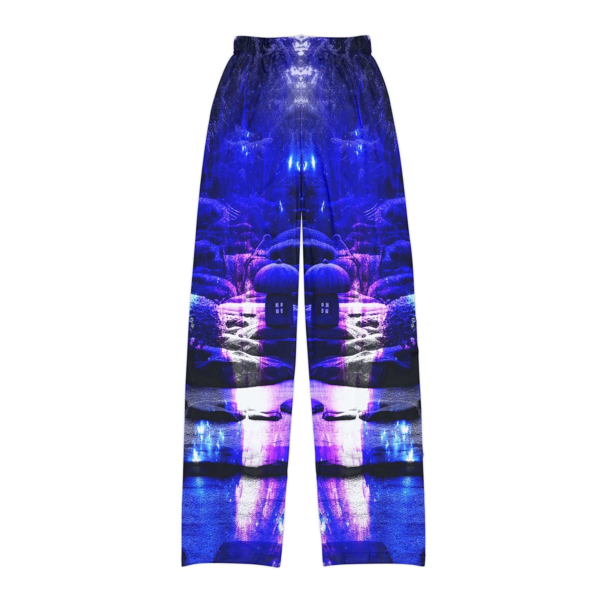 Amethyst Sapphire Tranquil Garden Dreams Kids Pajama Pants