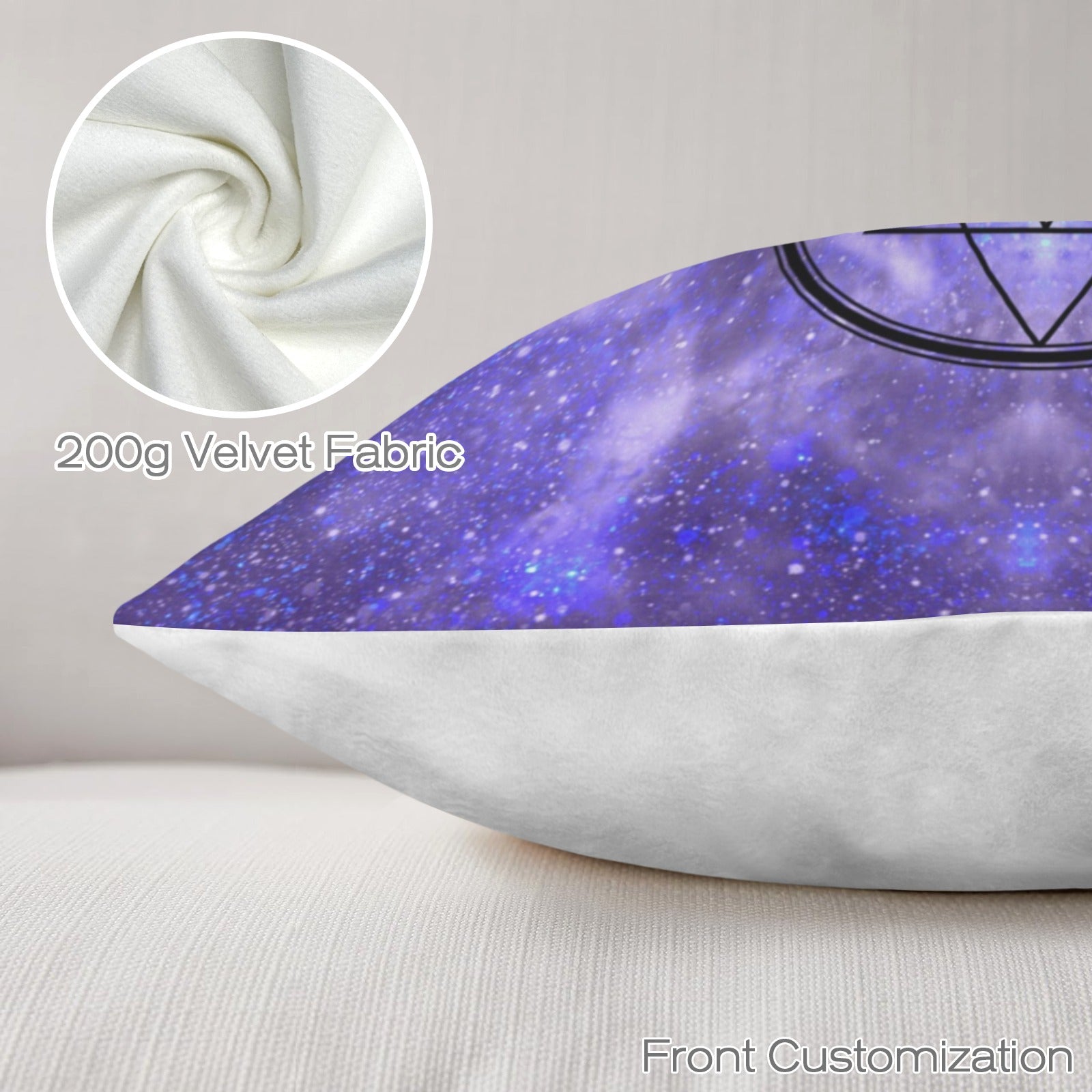 Katerina's Triple Goddess Magical Desires Custom Pillow Cases 18" x 18" (2-Pack) | Ships from USA