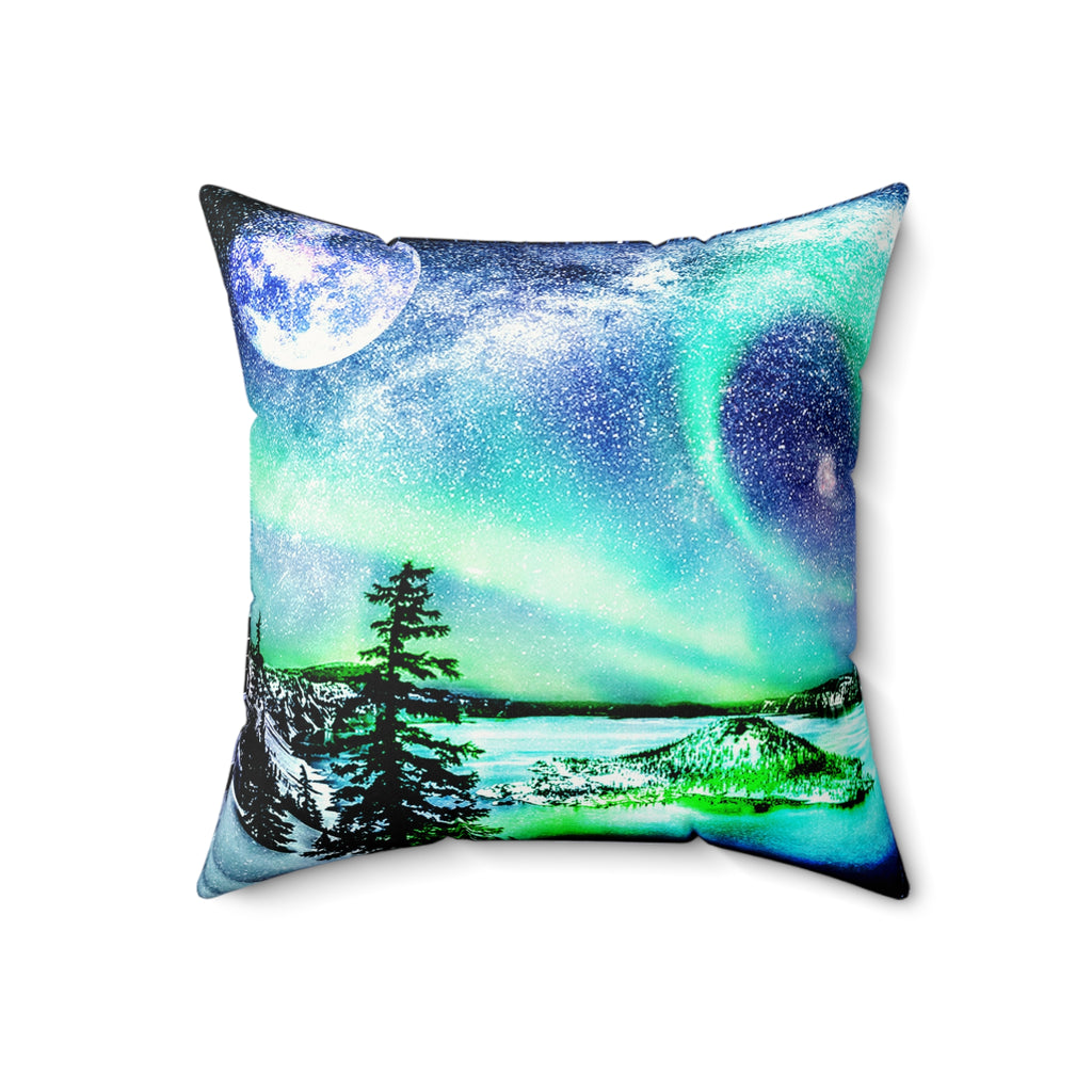 Katerina's Noel Yule Night Dreams Faux Suede Square