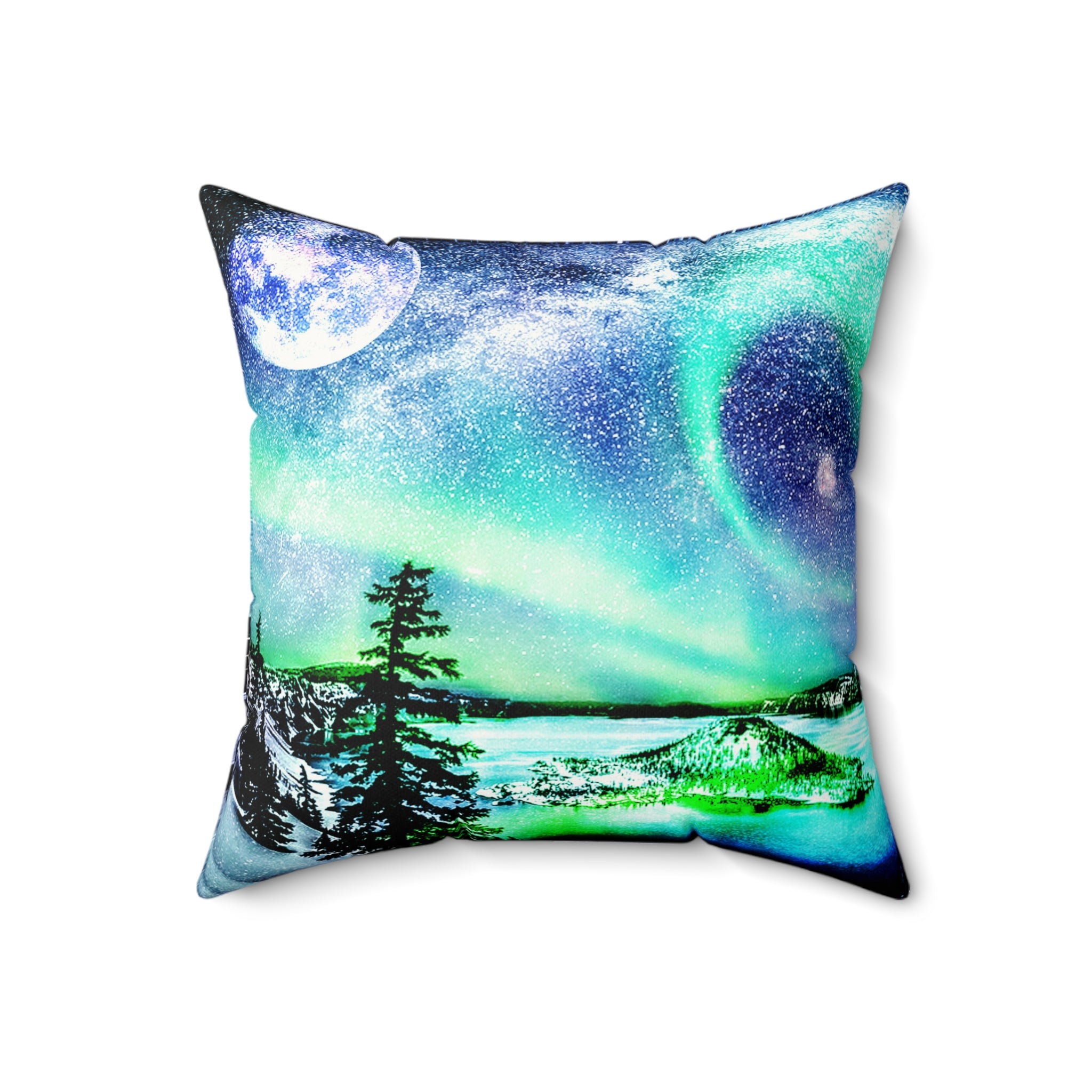 Katerina's Noel Yule Night Dreams Faux Suede Square