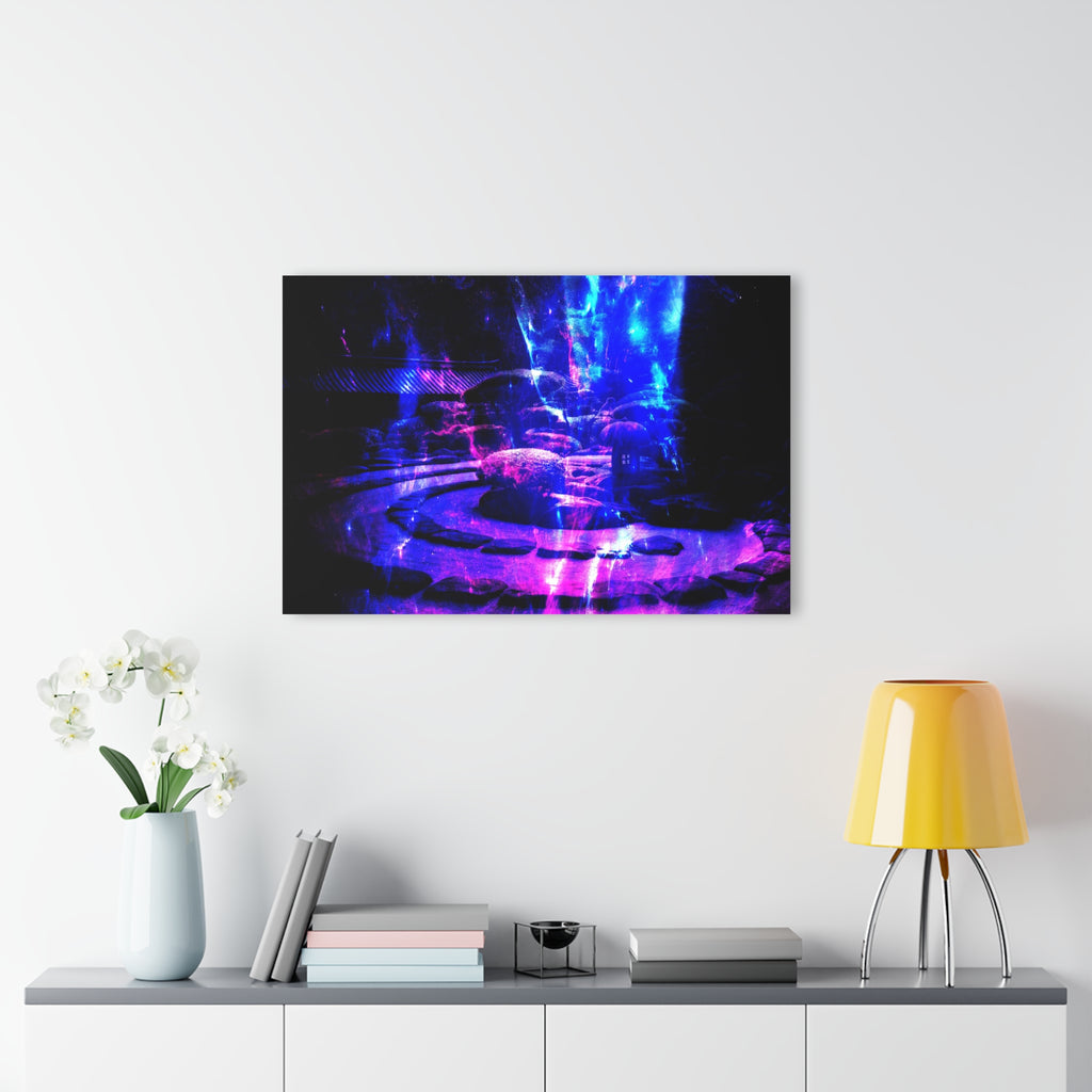 Amethyst Tranquil Garden Dreams Acrylic Prints (French Cleat Hanging)