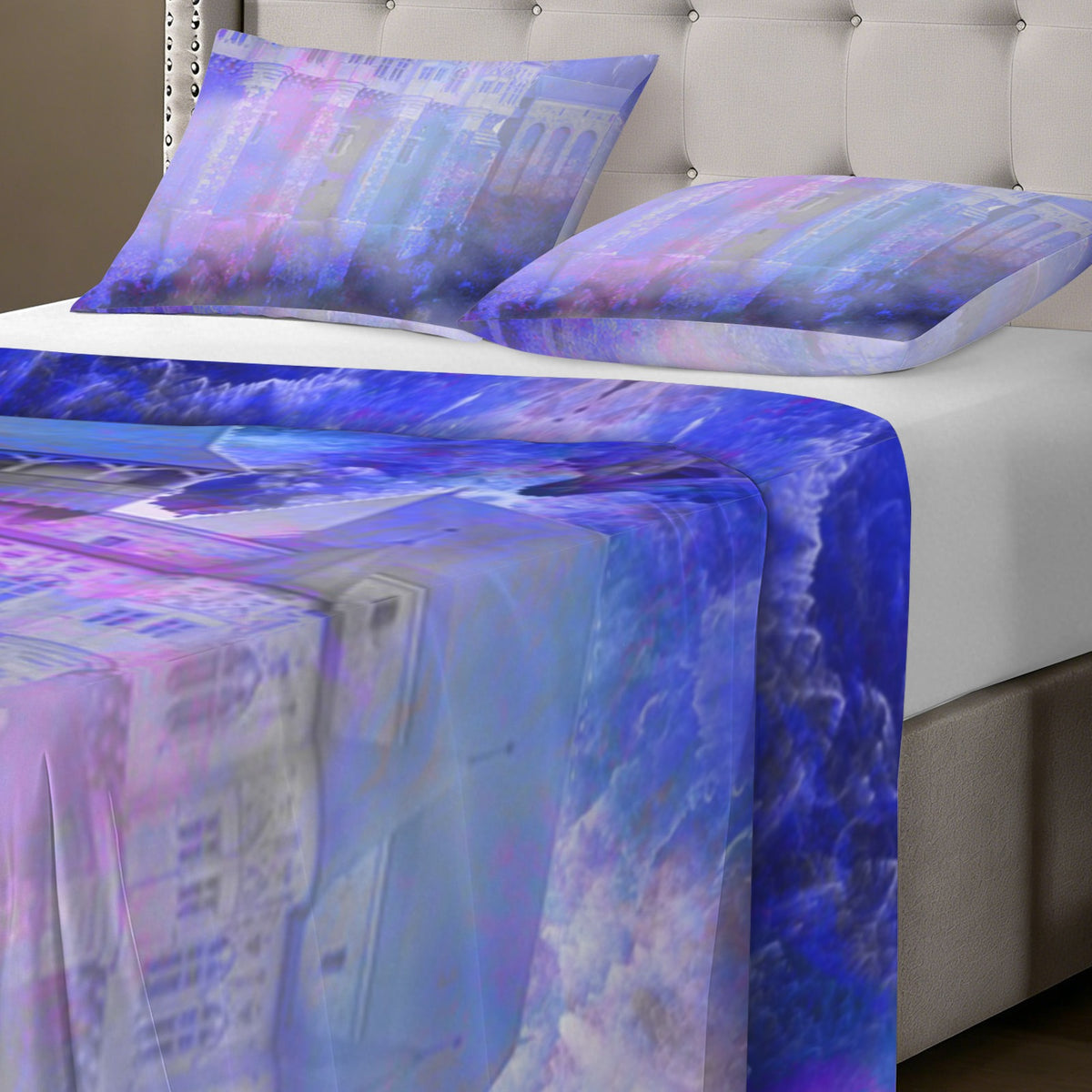 Katerina's I Will Come Again Translyvanian Desires 3-Piece Bedding Set (Bed Sheet + Pillowcases)  | Ships from USA