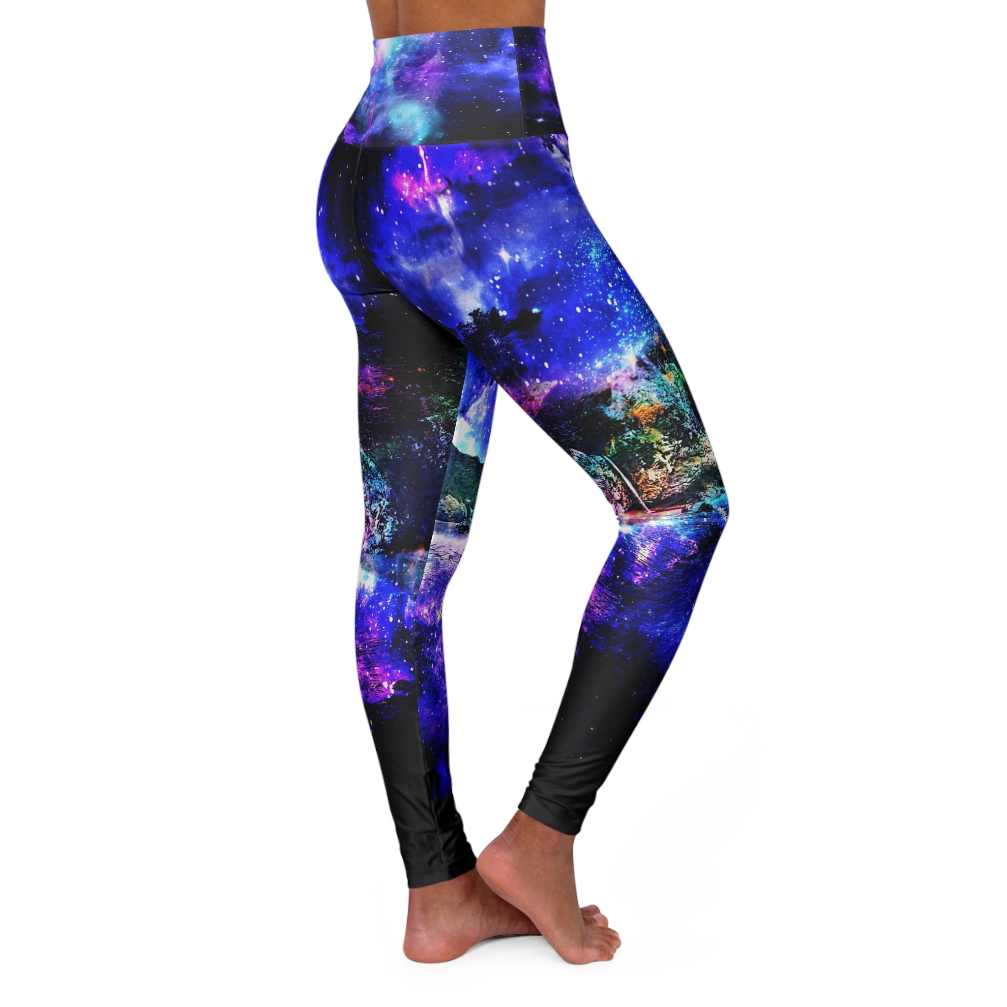 Mystic Hideaway Cove Dreams High Waisted Yoga Leggings