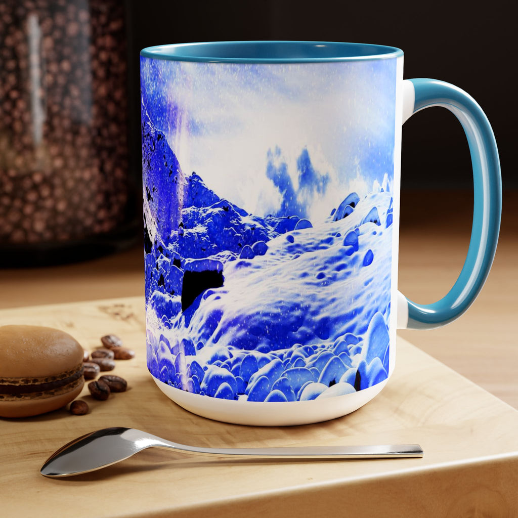 Yule Night Dreams Two-Tone Coffee Mugs, 15oz