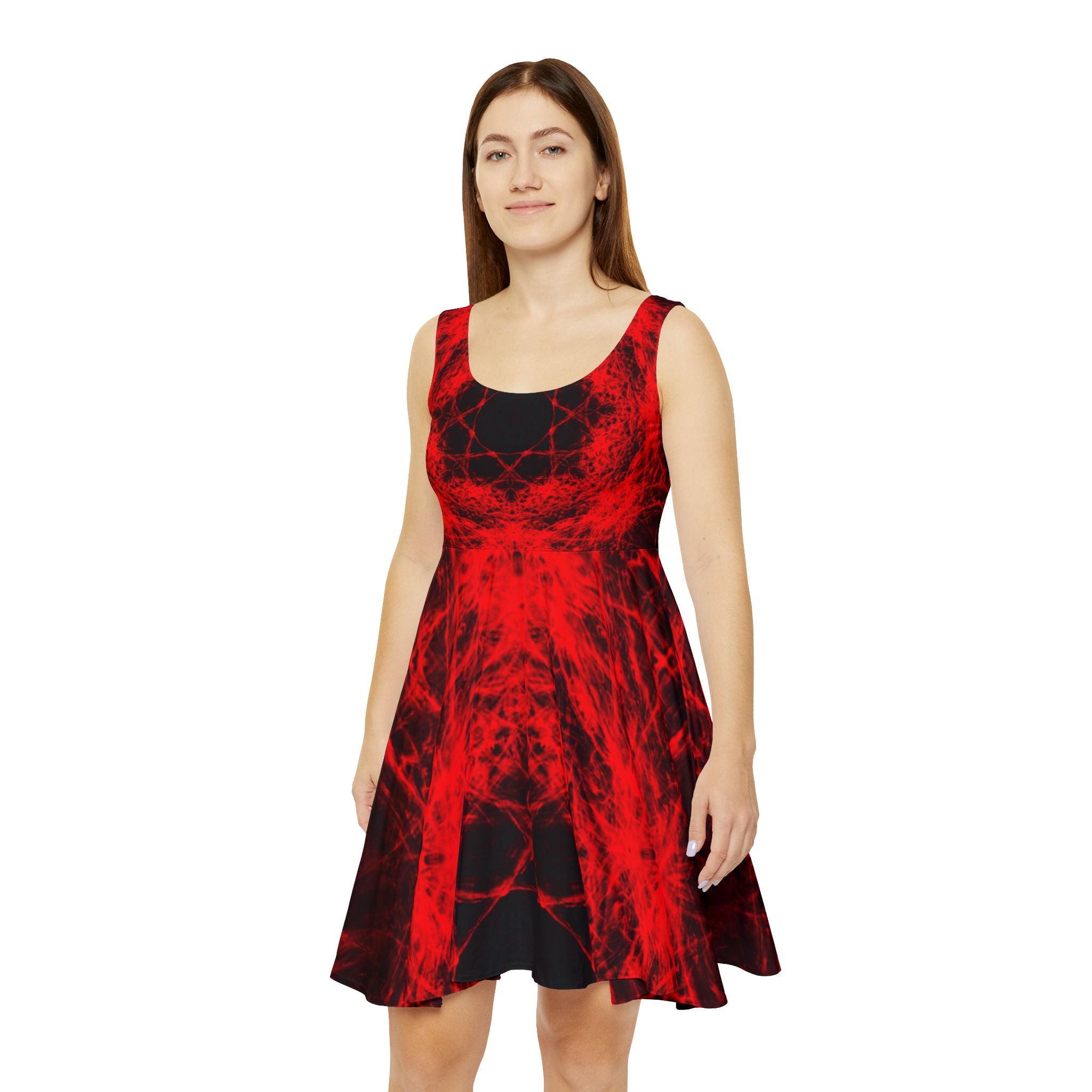 Katerina's Waiting for Hello Desires Women's Skater Dress