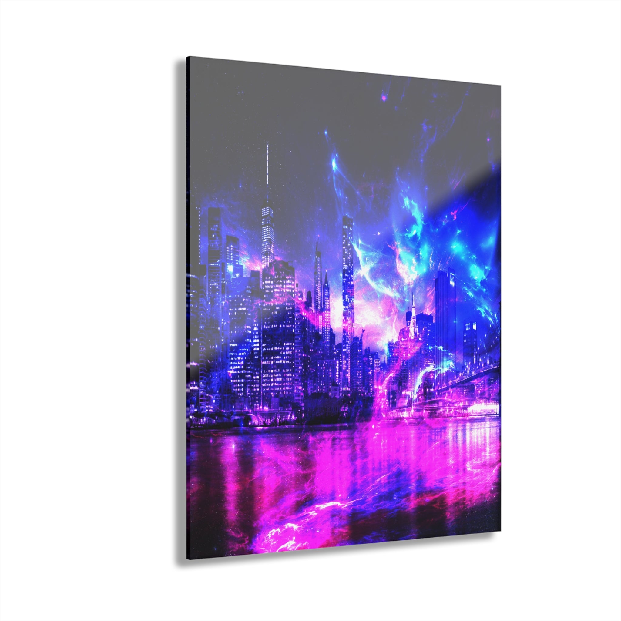 Amethyst New York Dreams Acrylic Prints (French Cleat Hanging)