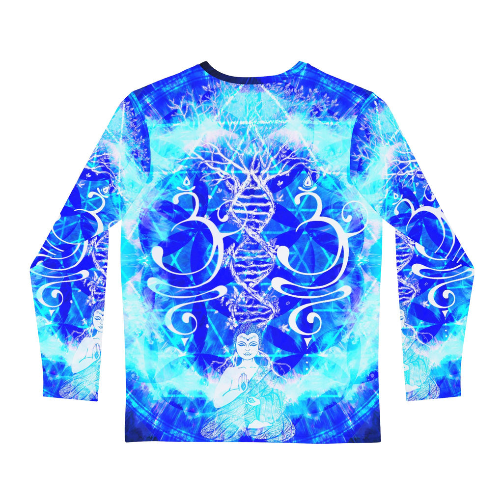 Amen Jin's Blue Sun Buddha Meditations Men's Long Sleeve Shirt