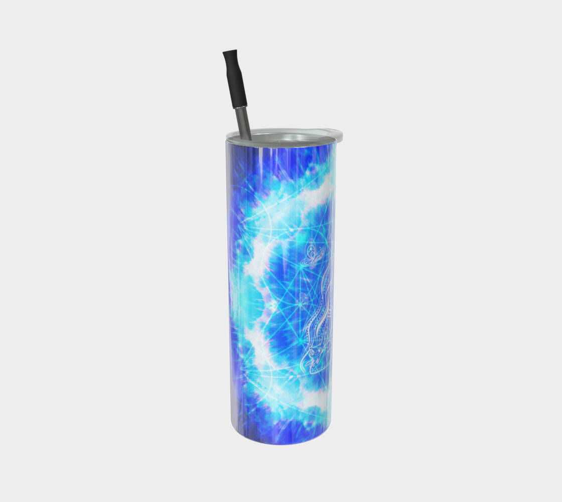 Amen Jin's Blue Sun Cosmic Meditations Stainless Steel Tumbler